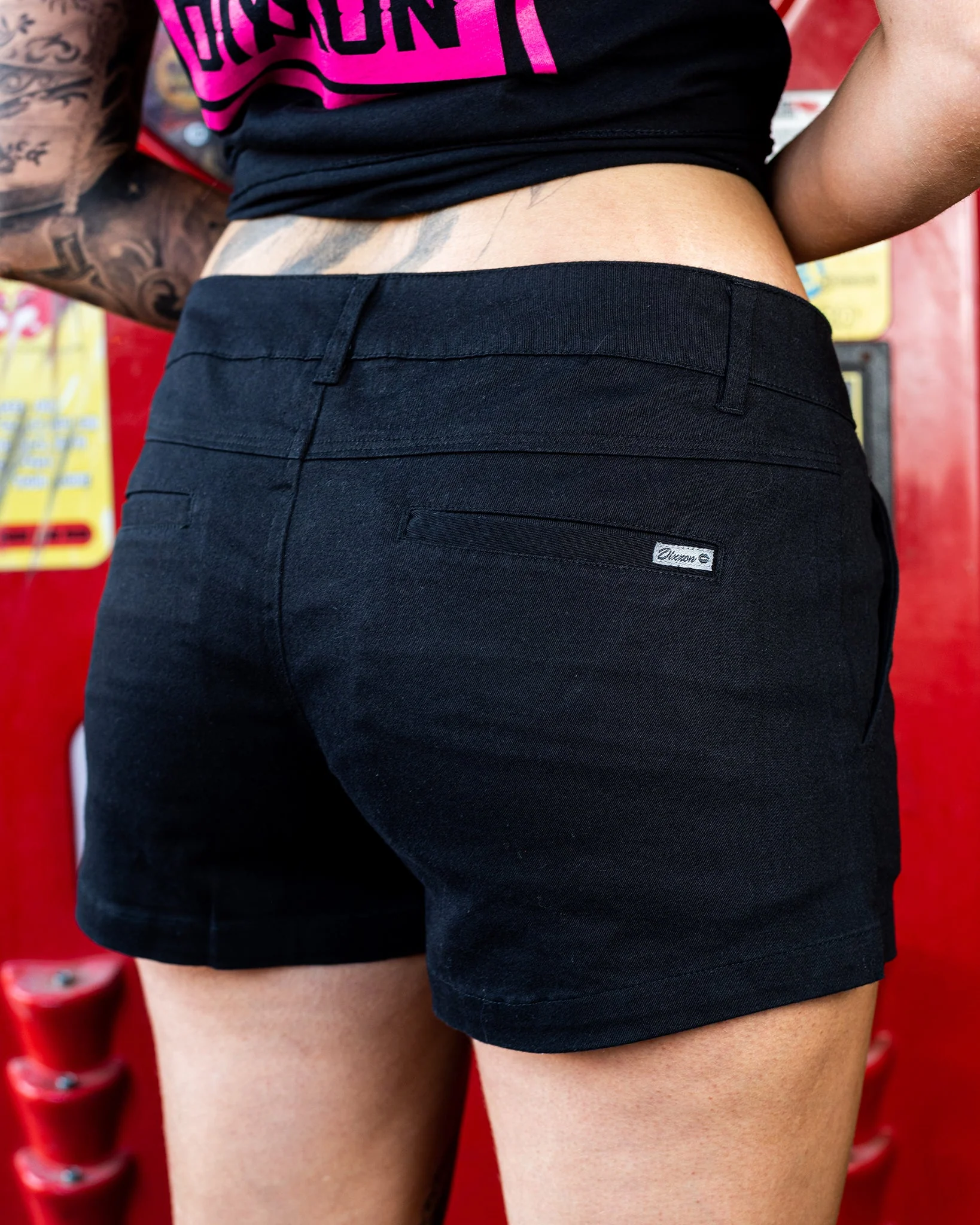Women's Chino Shorts - Black - Image 5