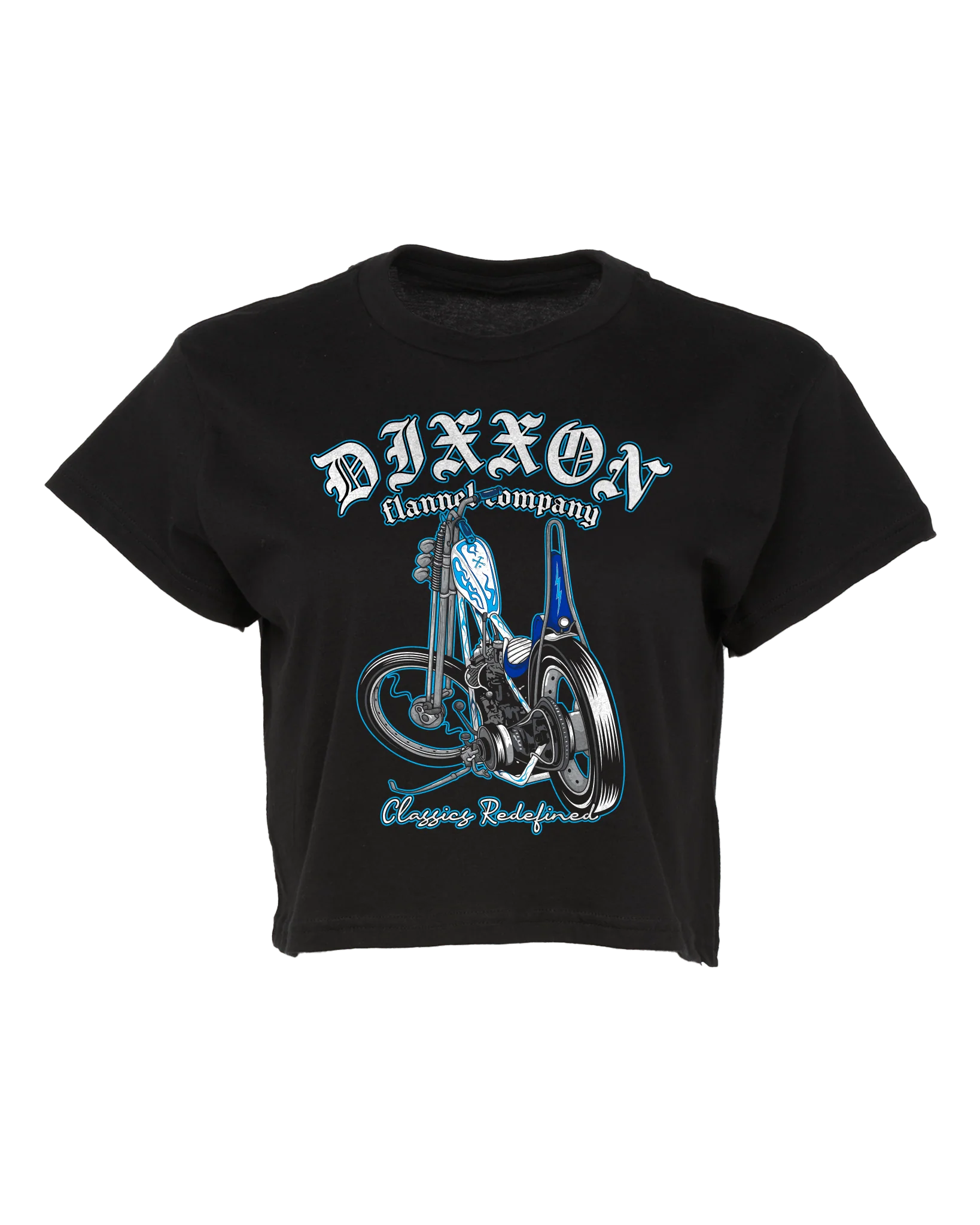 Women's Classic Chopper Crop Top - Black - Image 2