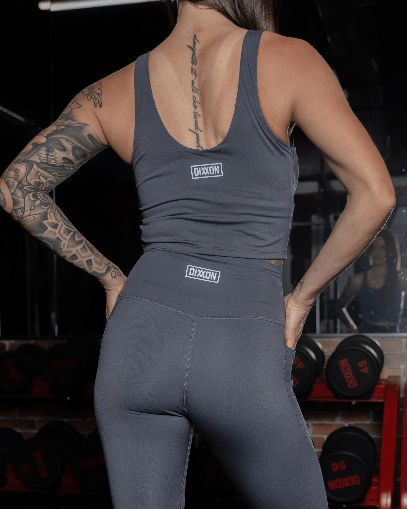 Women's Classic Crop Top - Charcoal Gray - Image 2