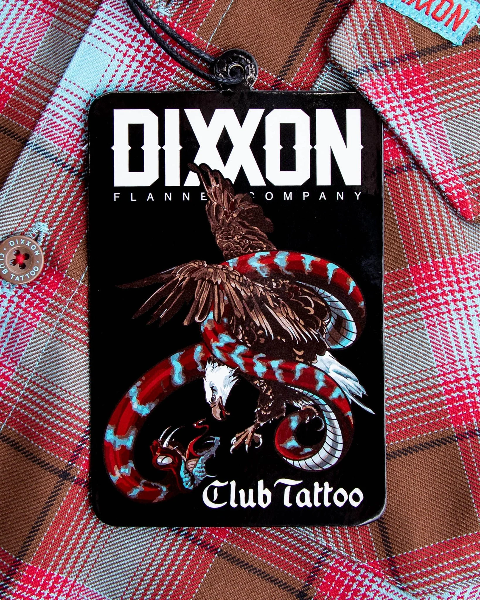 Women's Club Tattoo Snake & Eagle Flannel - Image 4