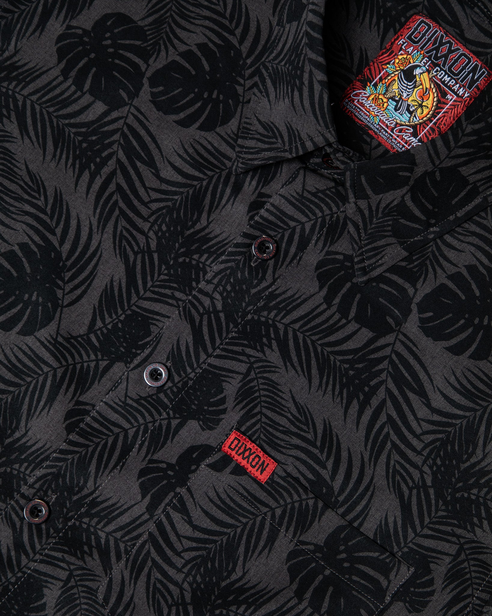 Women's Corcovado Camo Party Shirt - Black & Gray - Image 5