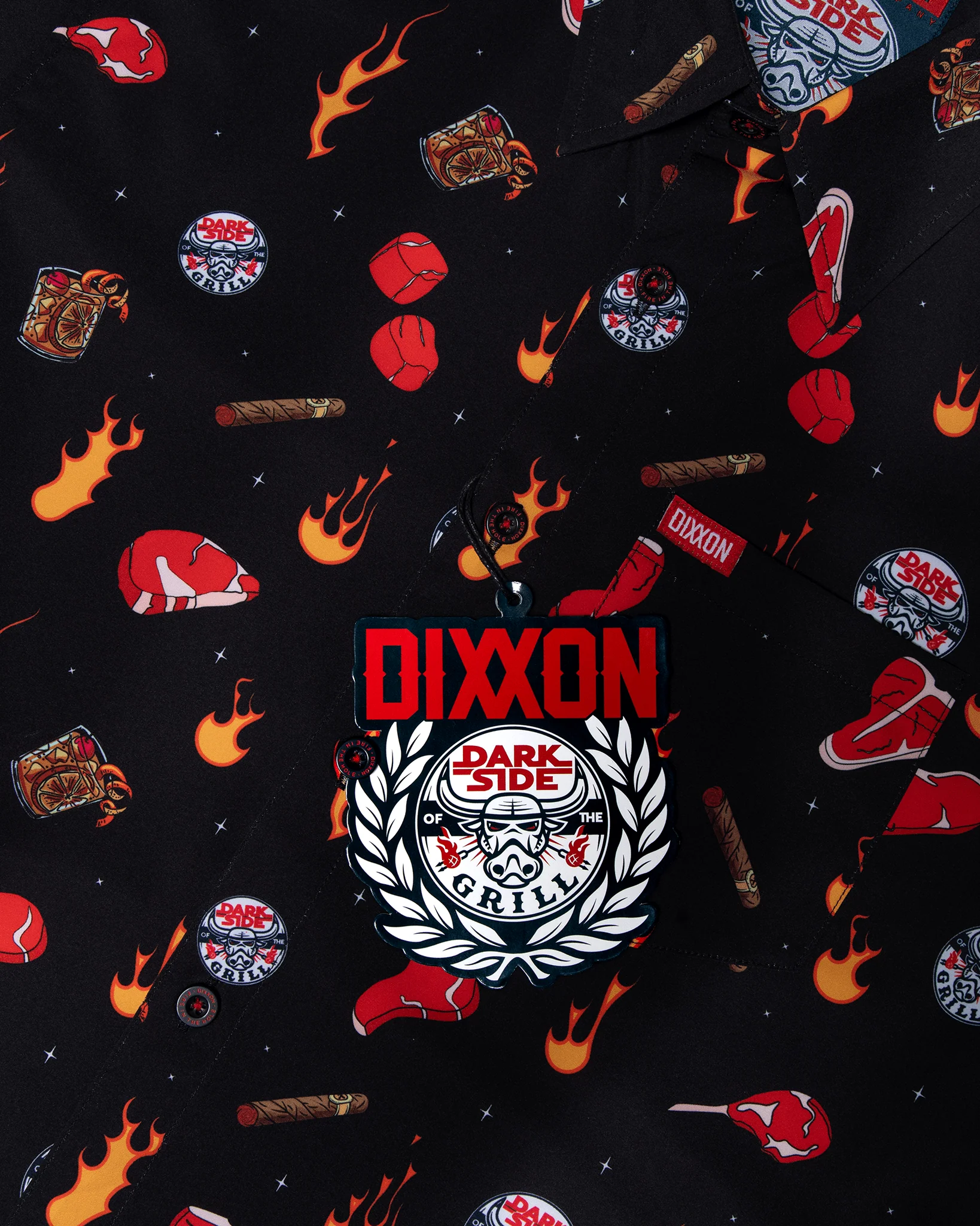 Women's Dark Side of The Grill Party Shirt - Image 4