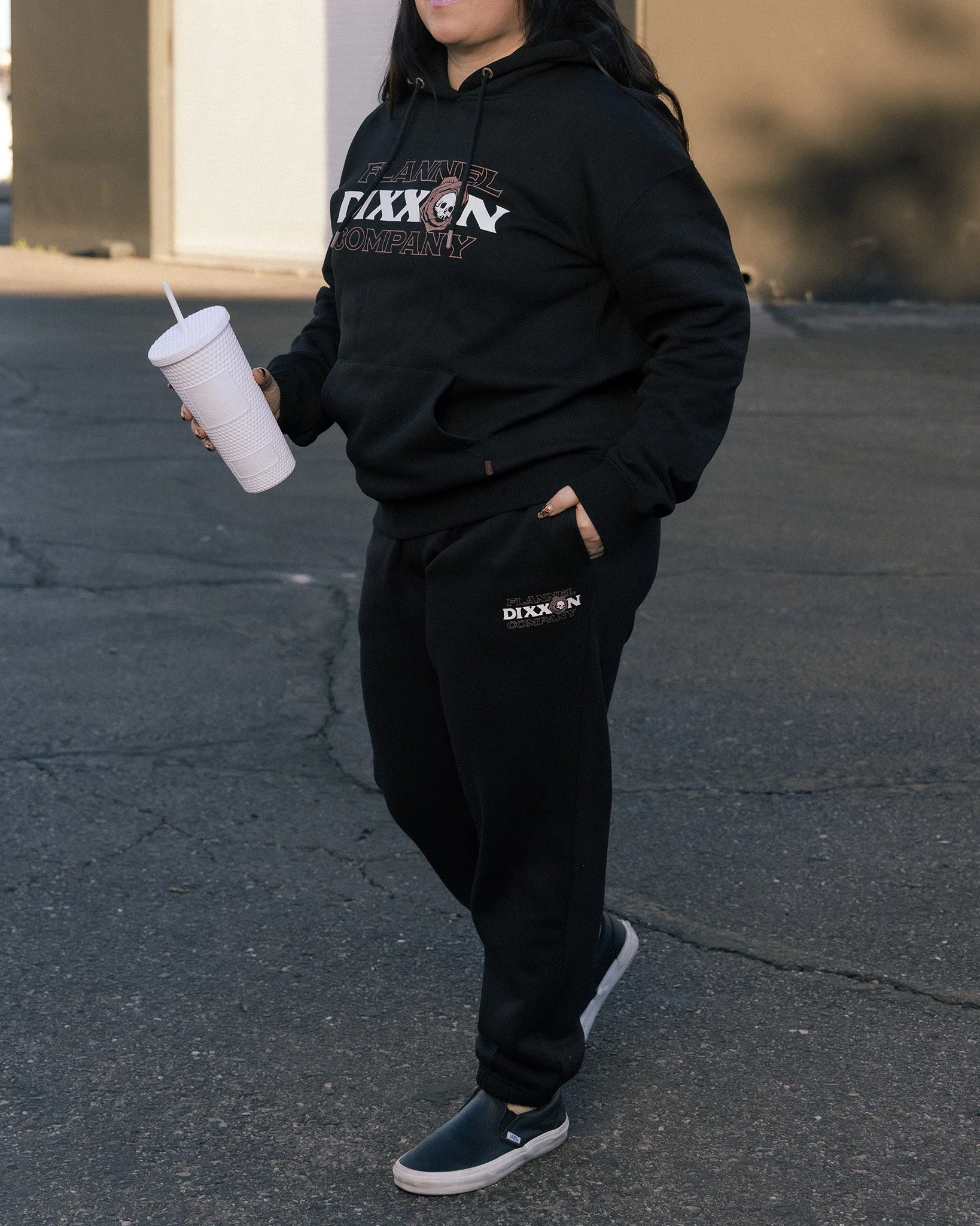 Women's Deadly Bloom Sweatpants - Black - Image 3