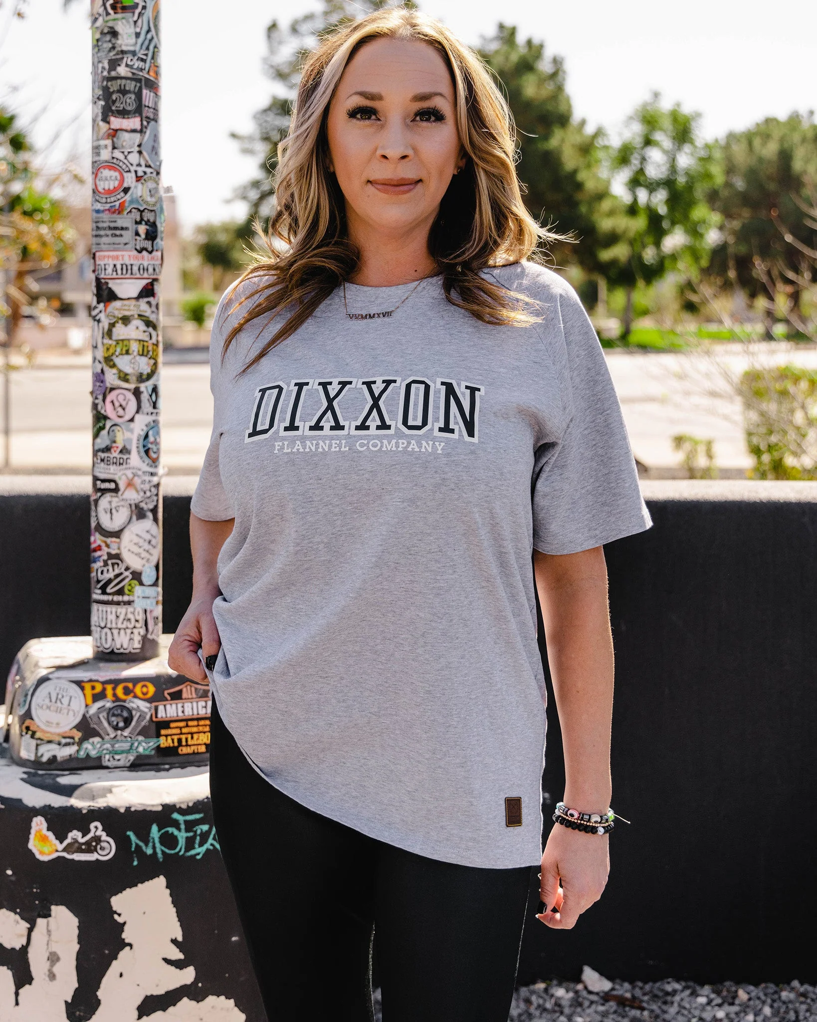 Women's DFCO Acid Wash T-Shirt - Gray - Image 2