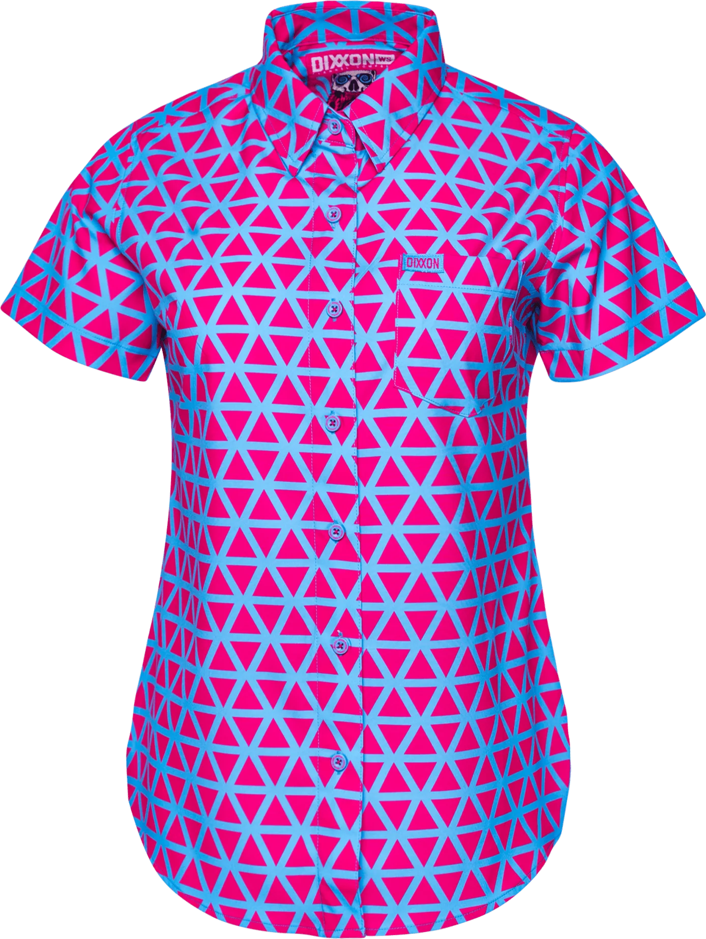 Women's Enigma Party Shirt - Pink & Blue - Image 2