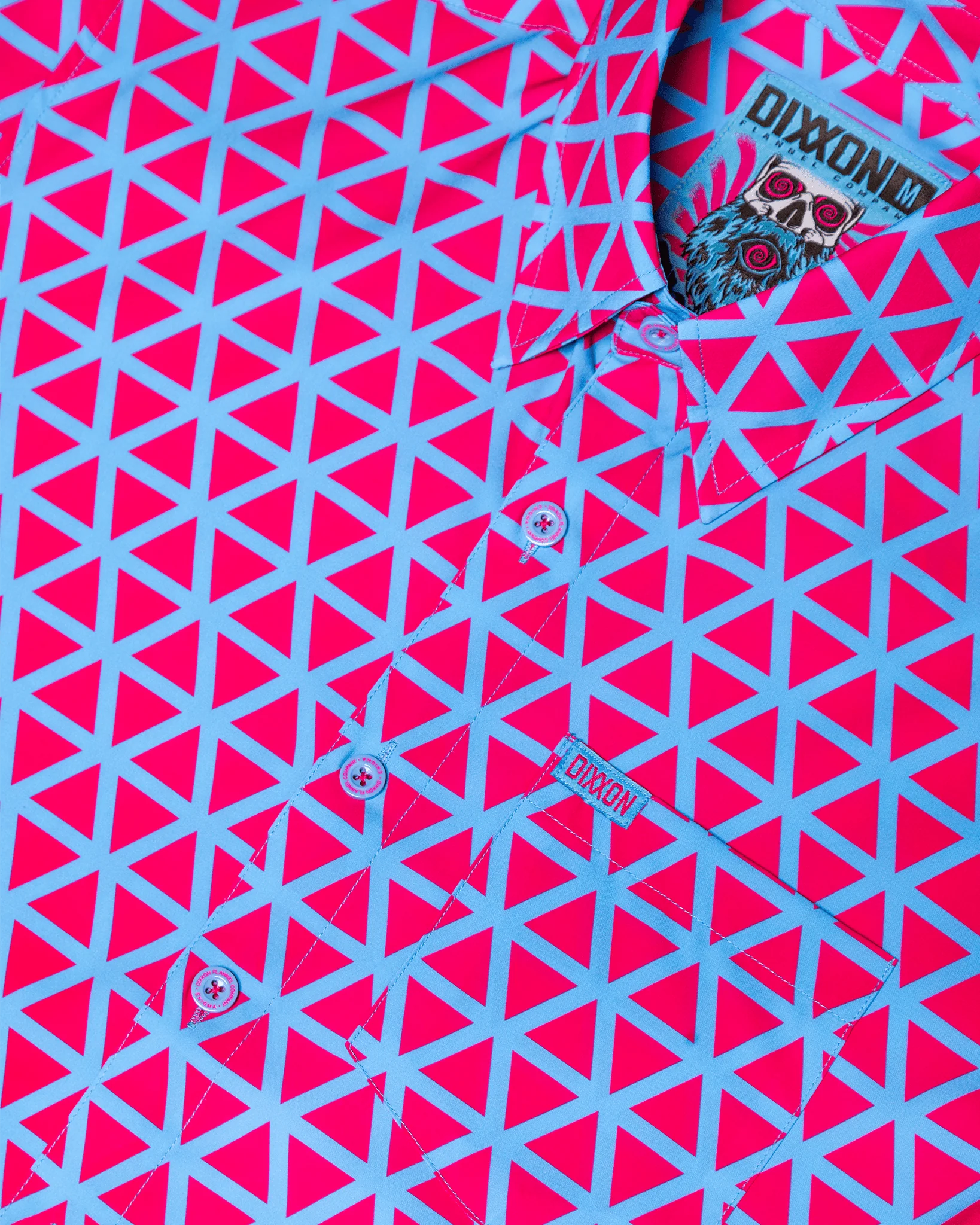 Women's Enigma Party Shirt - Pink & Blue - Image 6