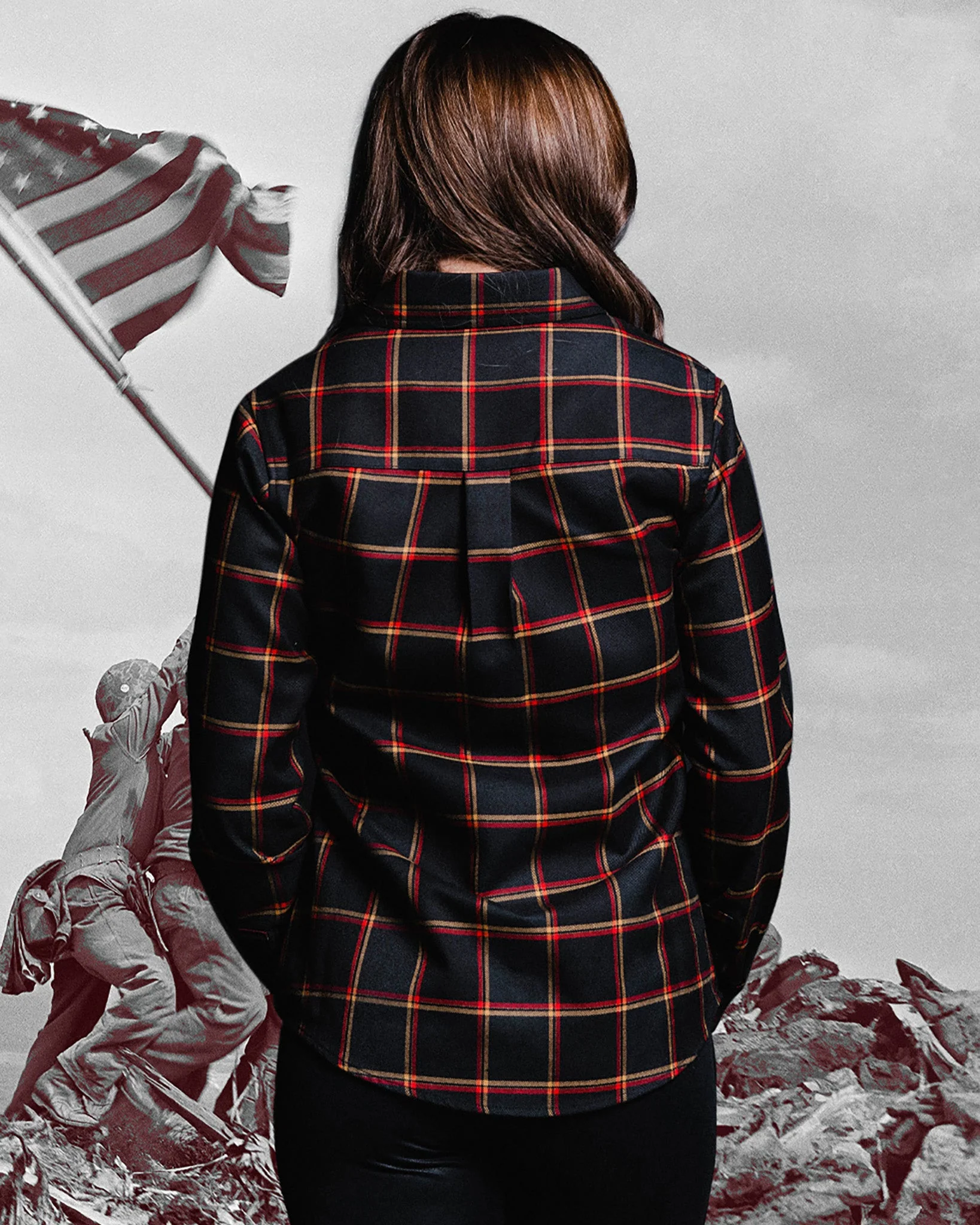 Women's First to Fight Flannel - Image 3