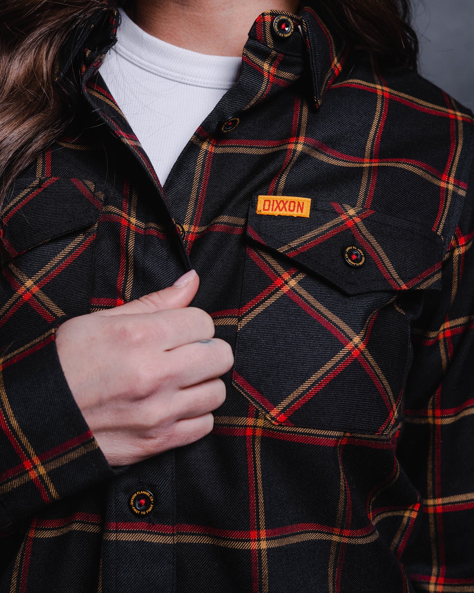 Women's First to Fight Flannel - Image 4