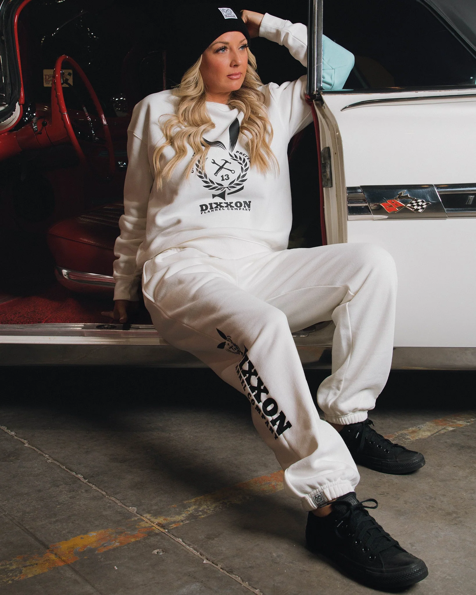 Women's Gent Crewneck Sweatshirt - White - Image 4