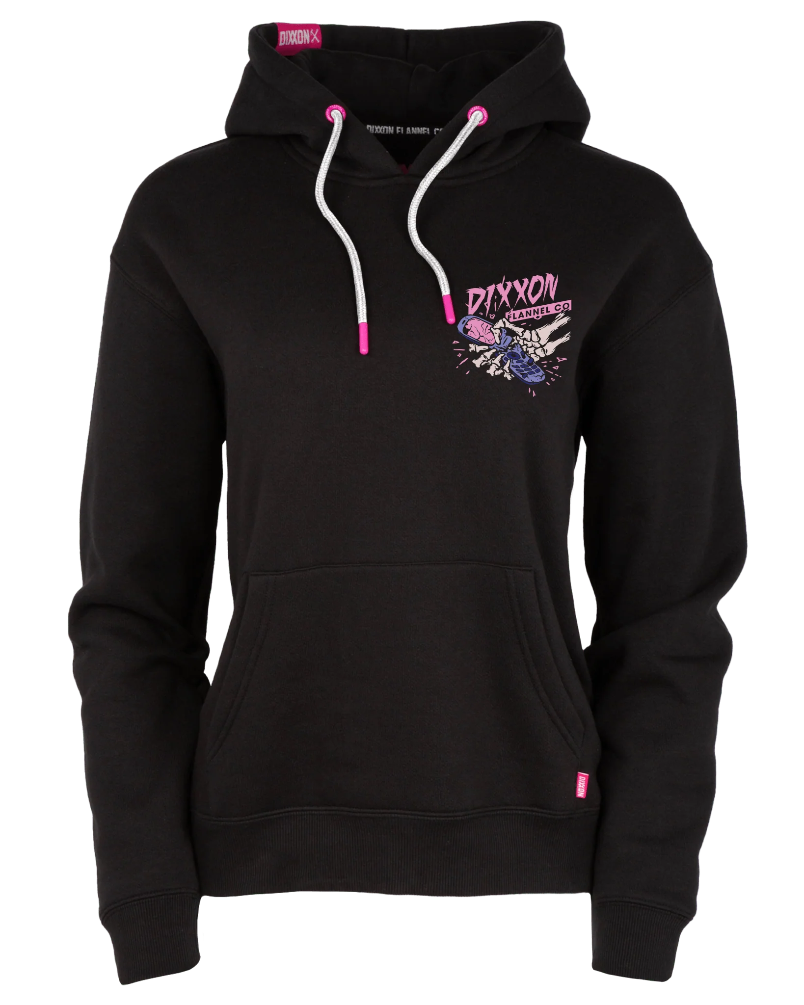 Women's Get Off Your Phone Pullover Hoodie - Black - Image 2