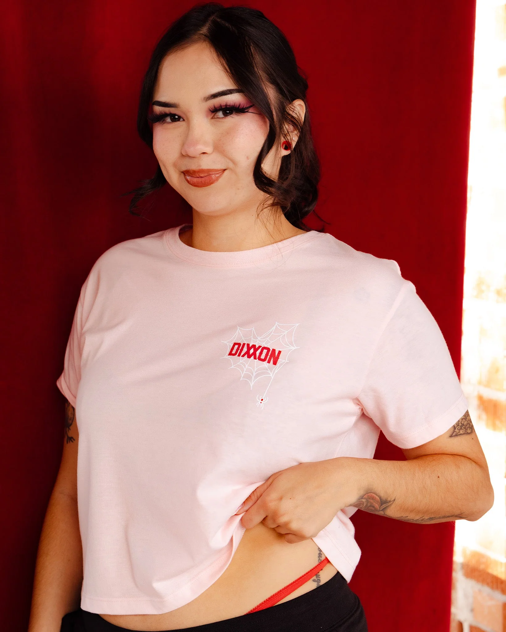 Women's Gwen Crop Top  - Pink - Image 2