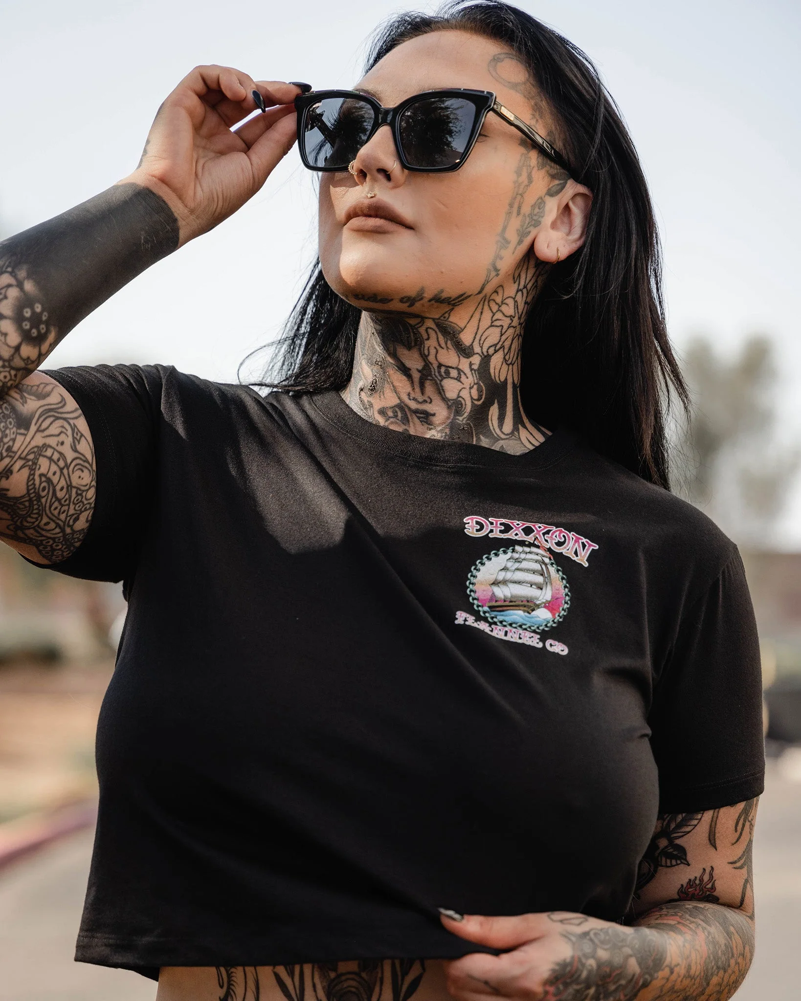 Women's Hold Fast Crop Top - Black - Image 2