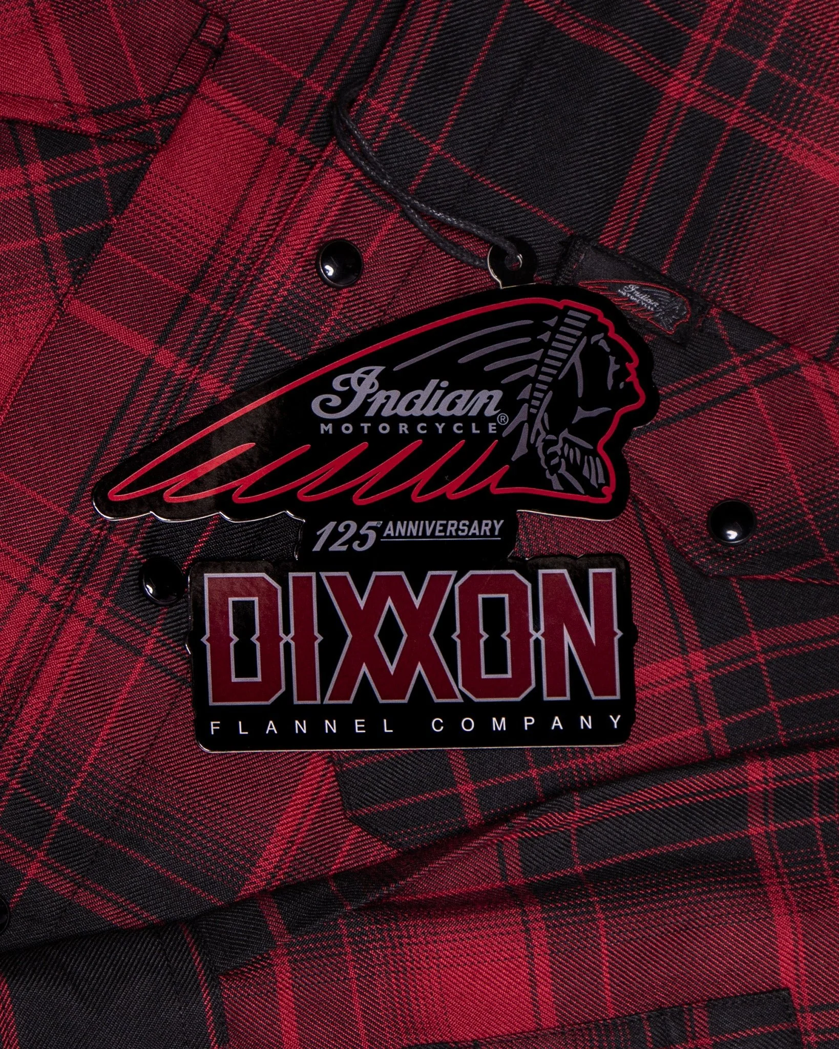 Women's Indian Motorcycle 125th Anniversary Flannel - Image 8