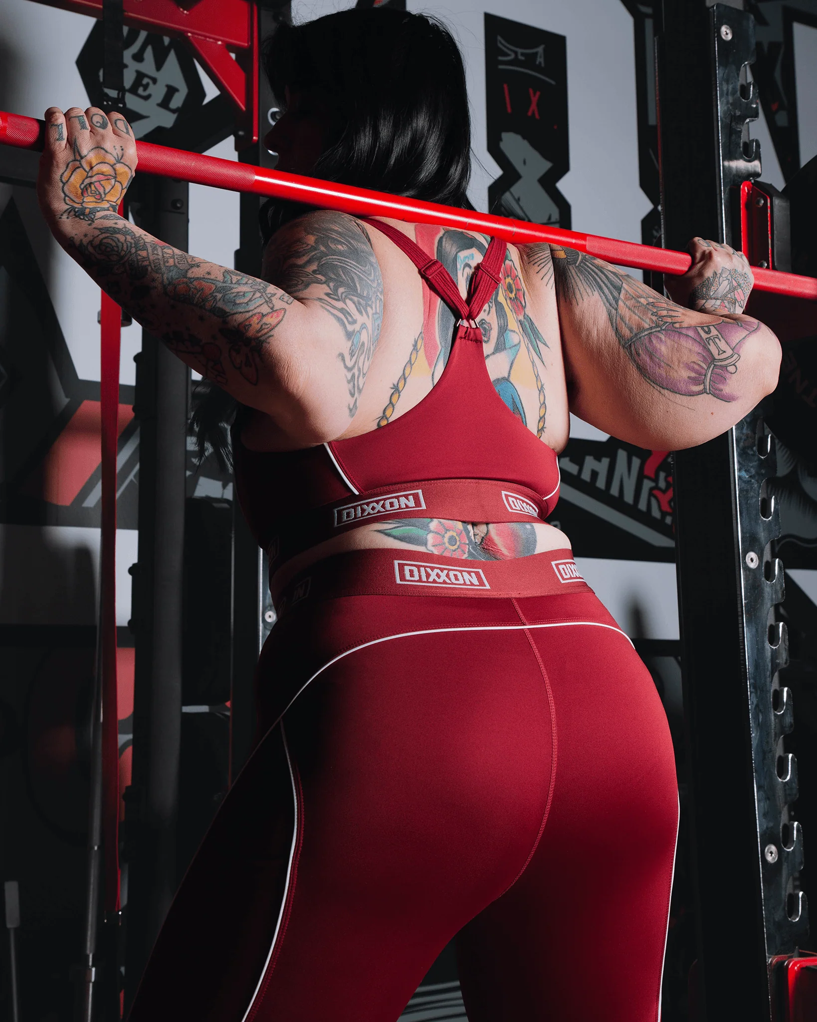 Women's Jane Leggings - Maroon - Image 8