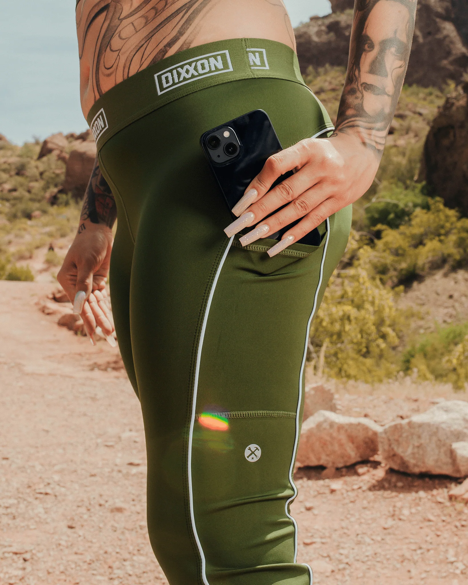 Women's Jane Leggings - O.D. Green - Image 3