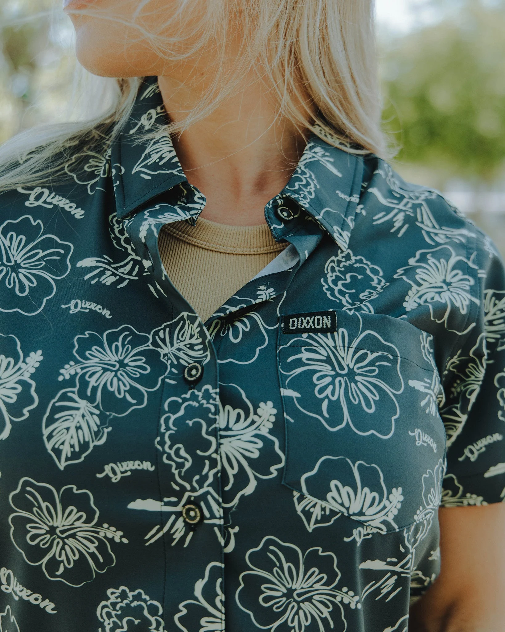 Women's Mount Wannahockaloogie Party Shirt - Green & Yellow - Image 3