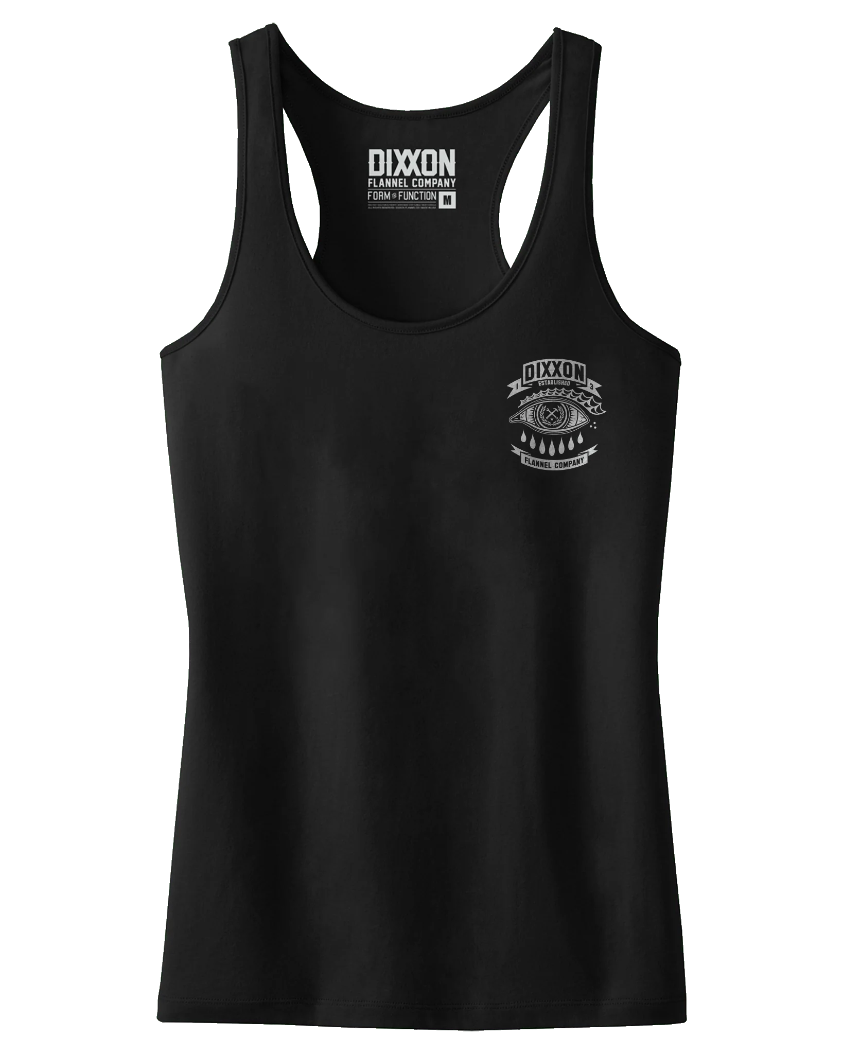 Women's Mystic Fitted Tank - Black - Image 3