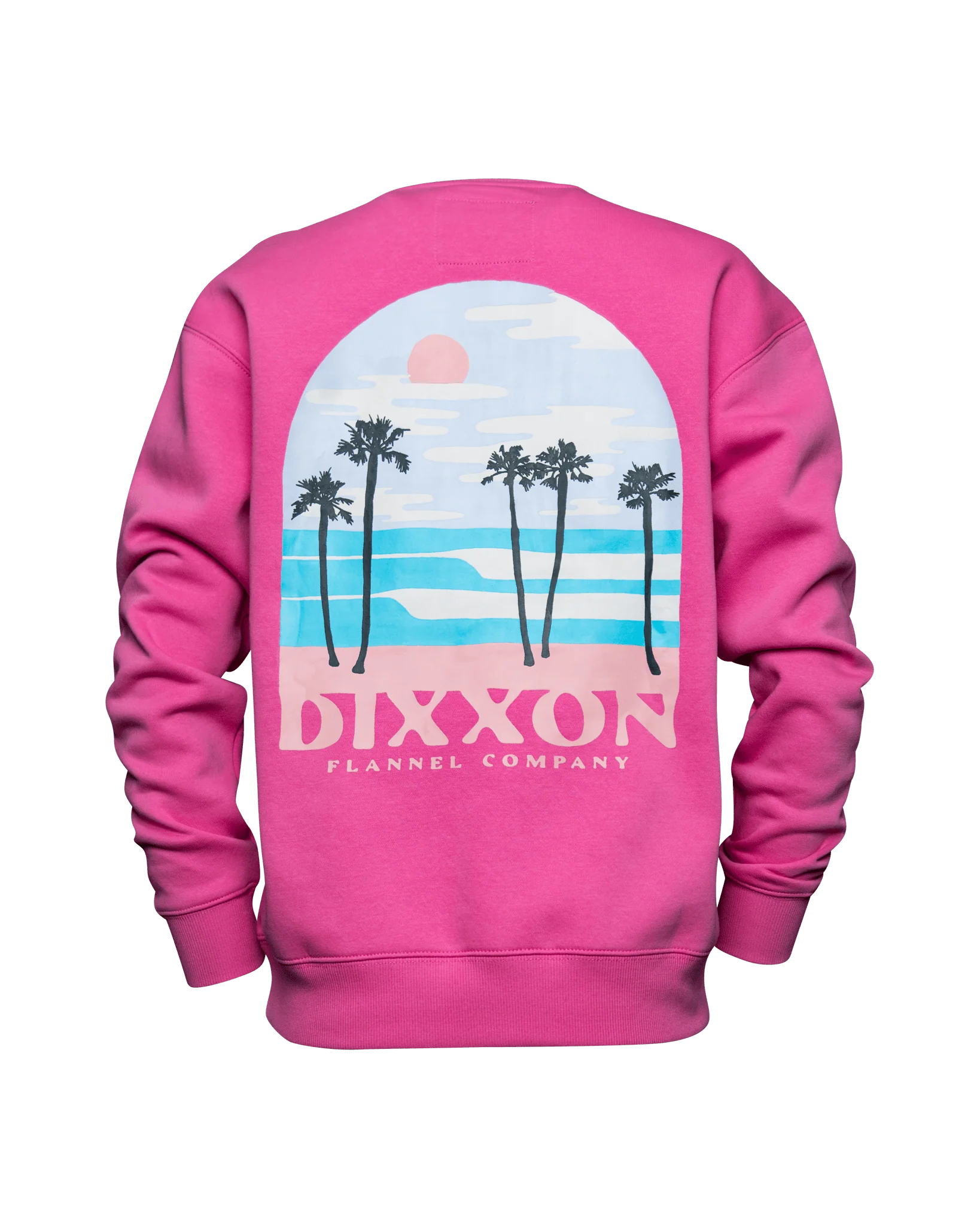 Women's Ocean Front Crewneck Sweatshirt - Pink - Image 2