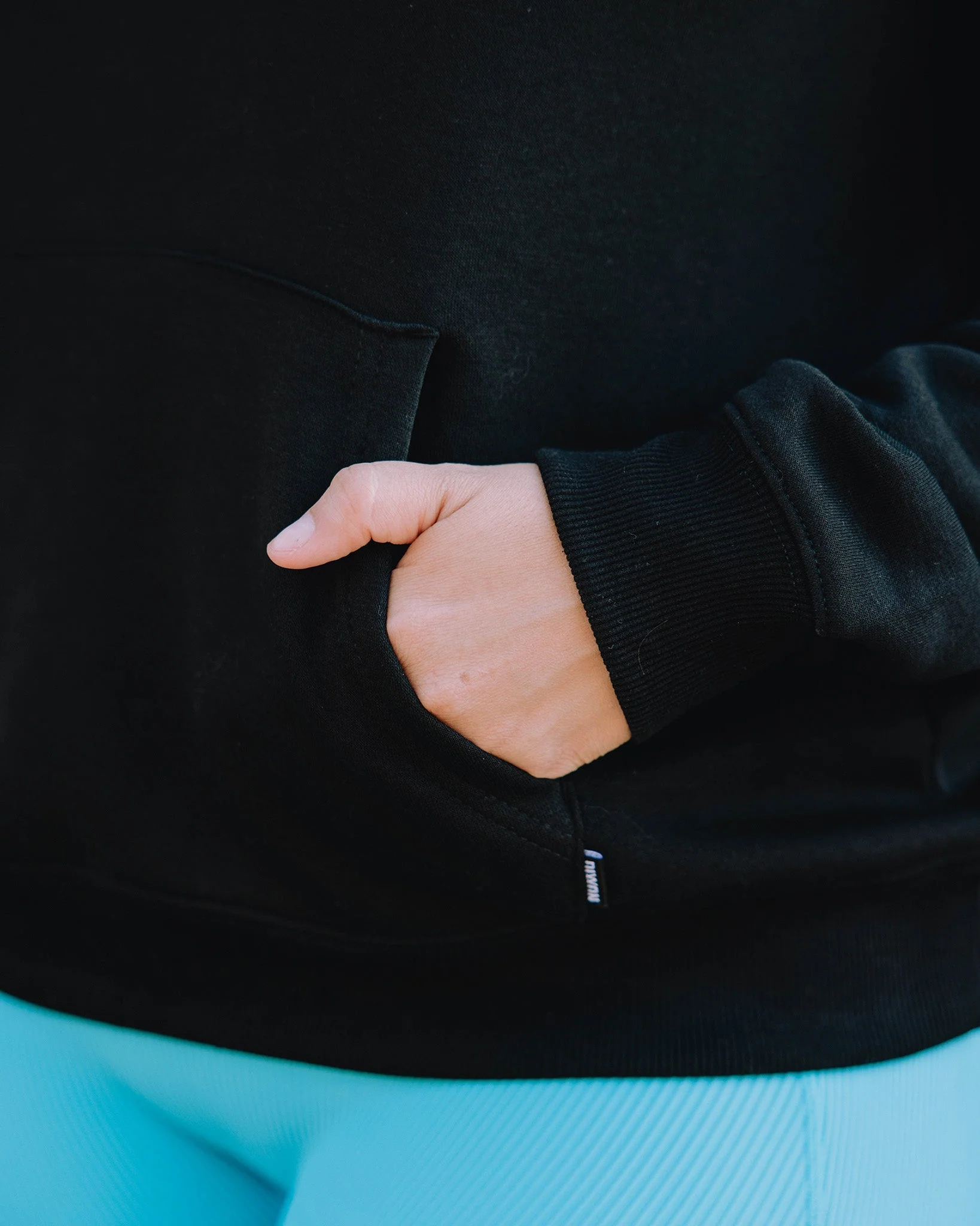 Women's Ocean Front Pullover Hoodie - Black - Image 4