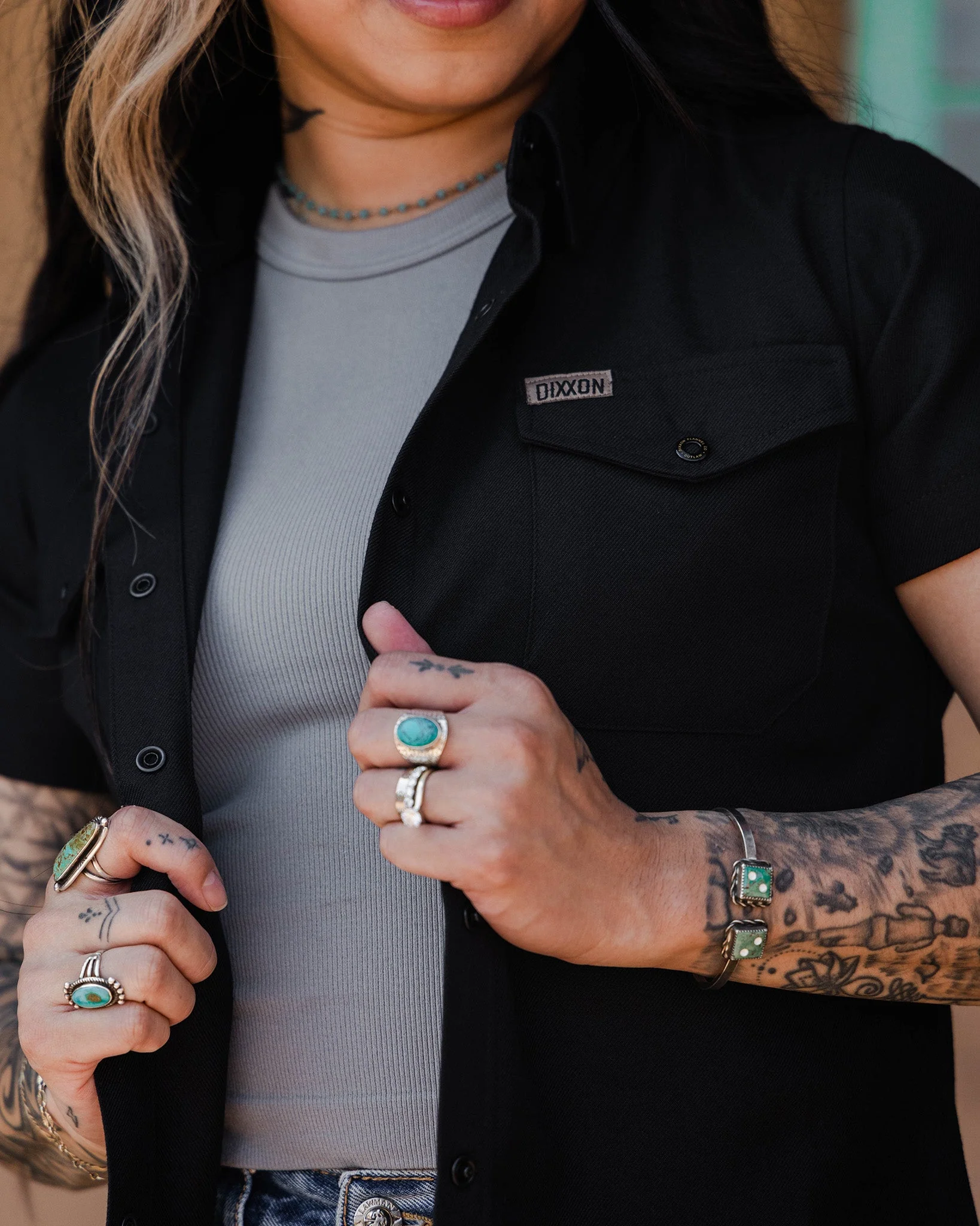 Women's Outlaw Short Sleeve Flannel - Image 4