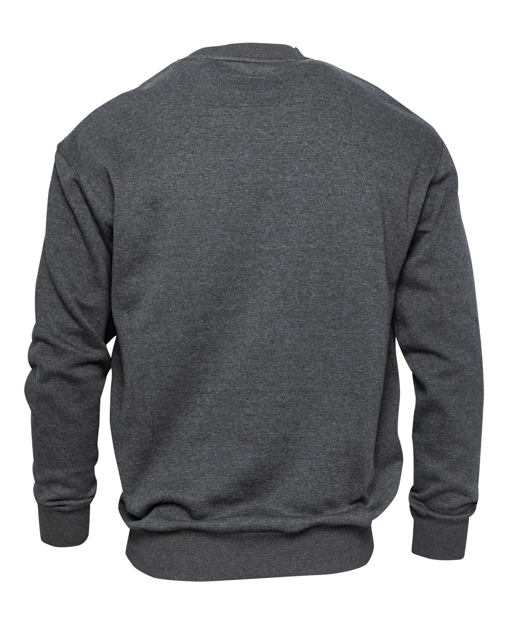 Women's Pocket Crewneck Sweatshirt - Heather Charcoal - Image 3