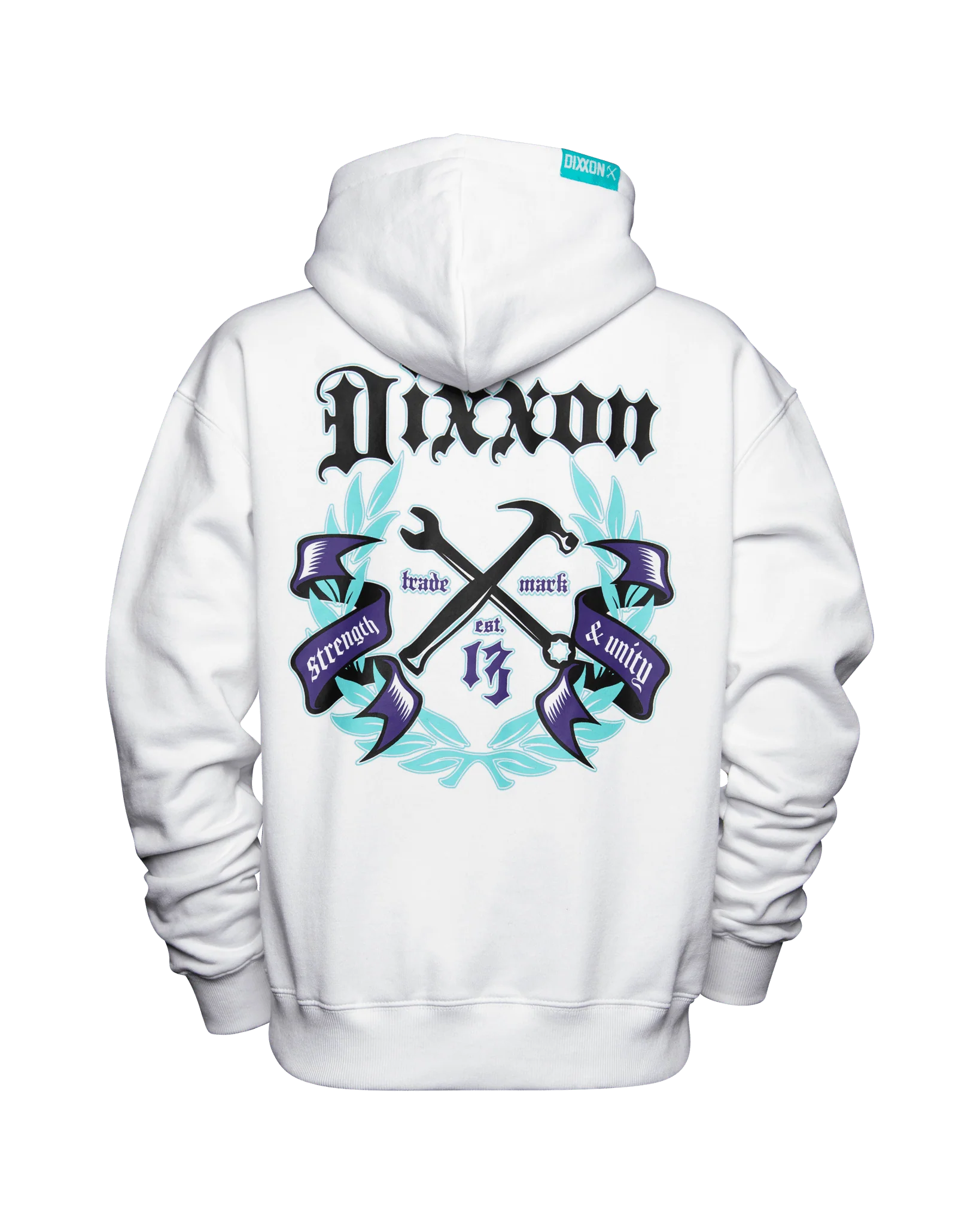 Women's Purple Award Crest Zip Up - White - Image 2