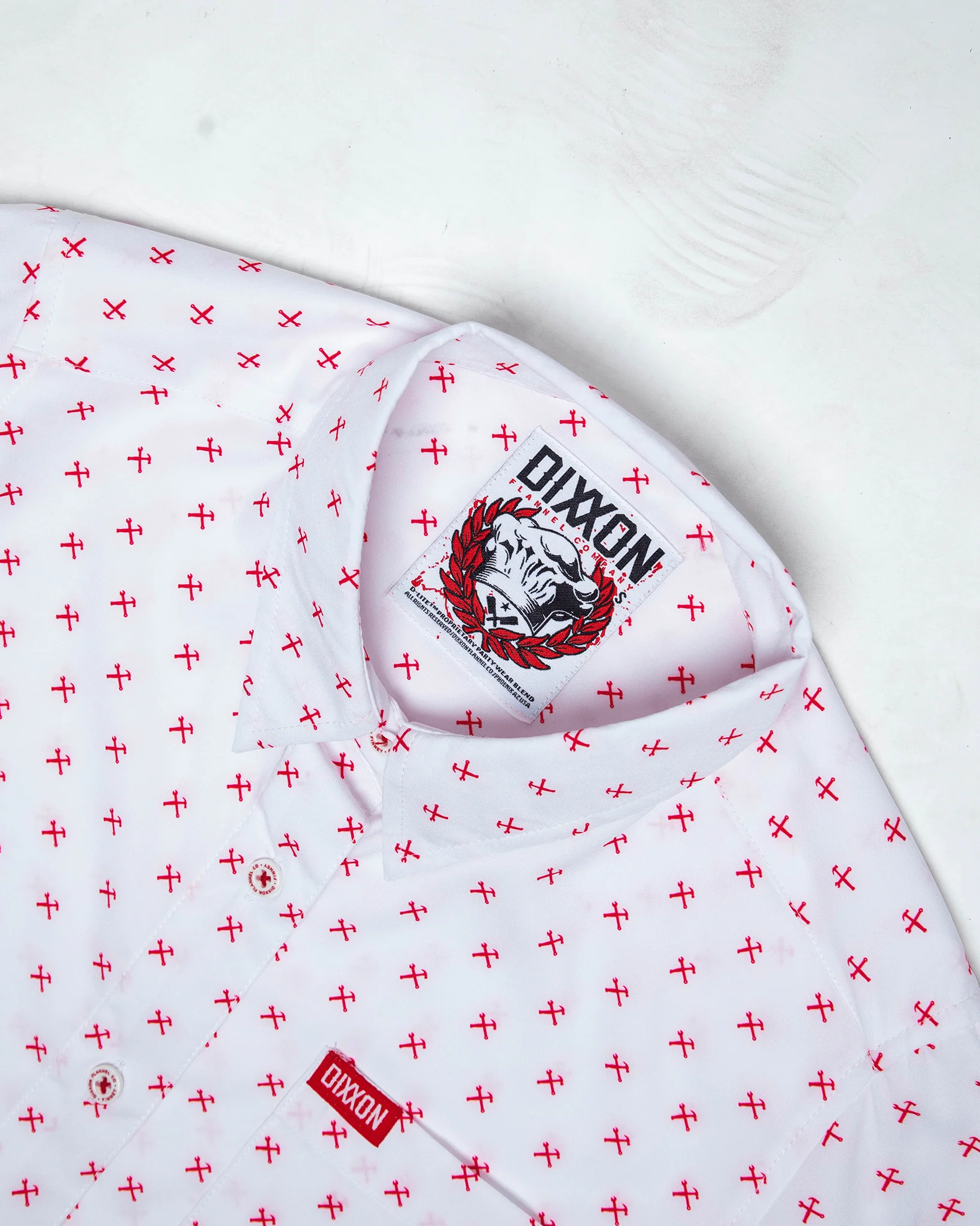 Women's Red Finney Party Shirt - White - Image 3