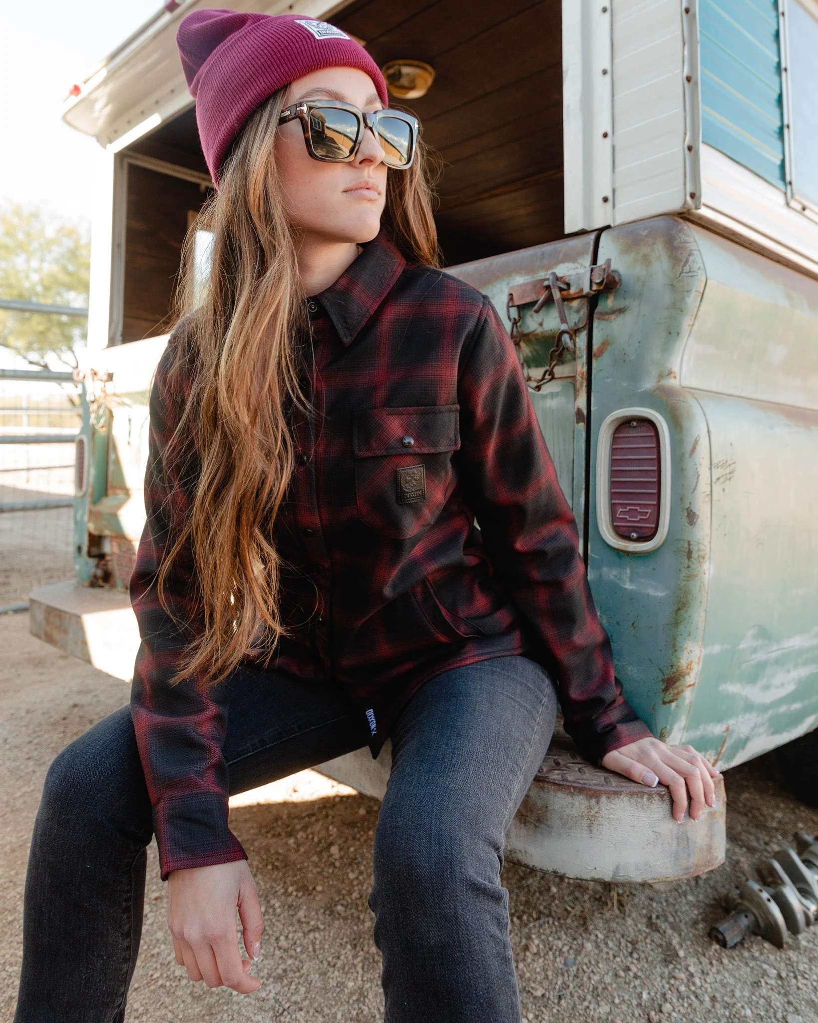 Women's Restoration Sherpa Lined Flannel Jacket - Image 3