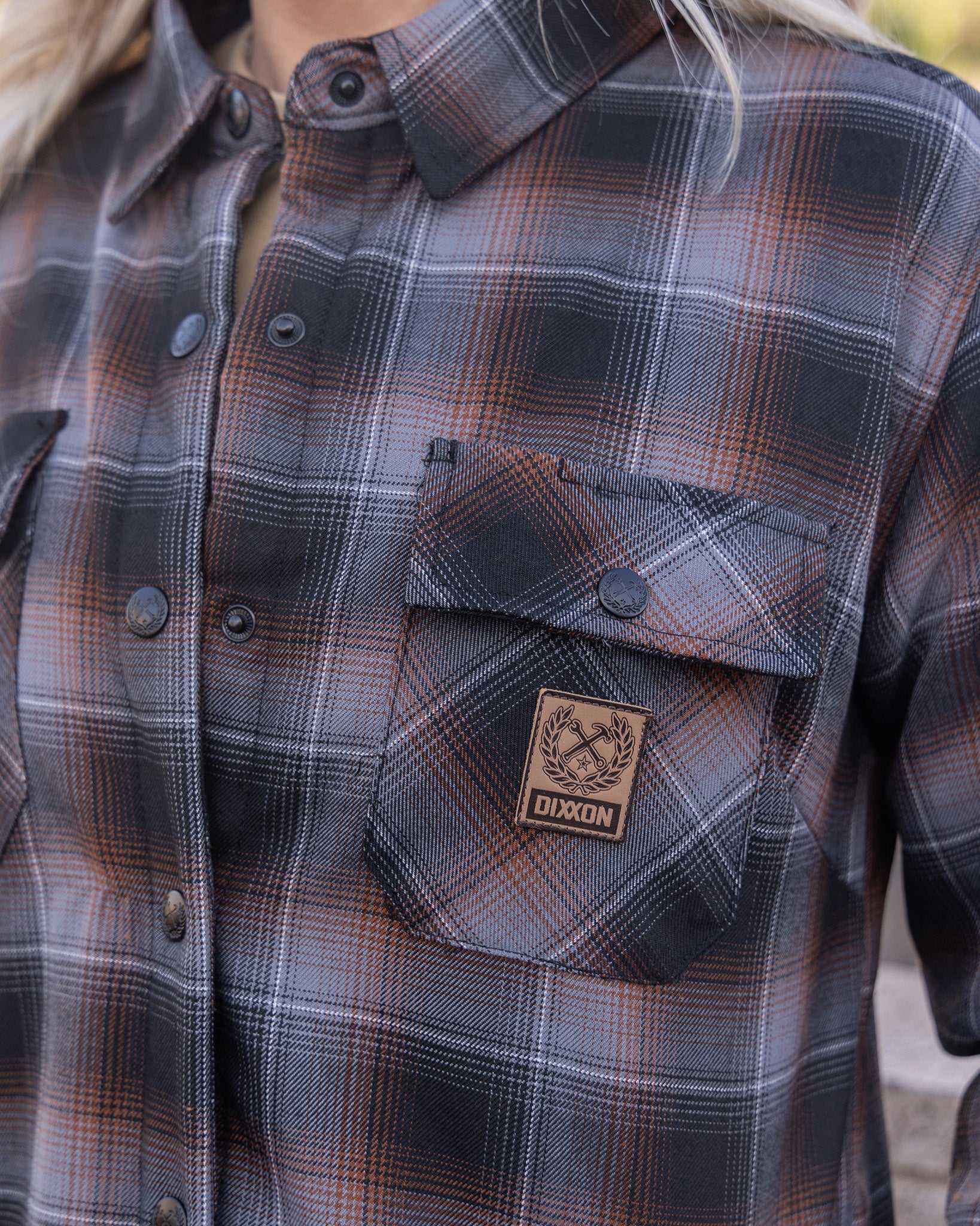 Women's Copperline Sherpa Lined Flannel Jacket - Image 4
