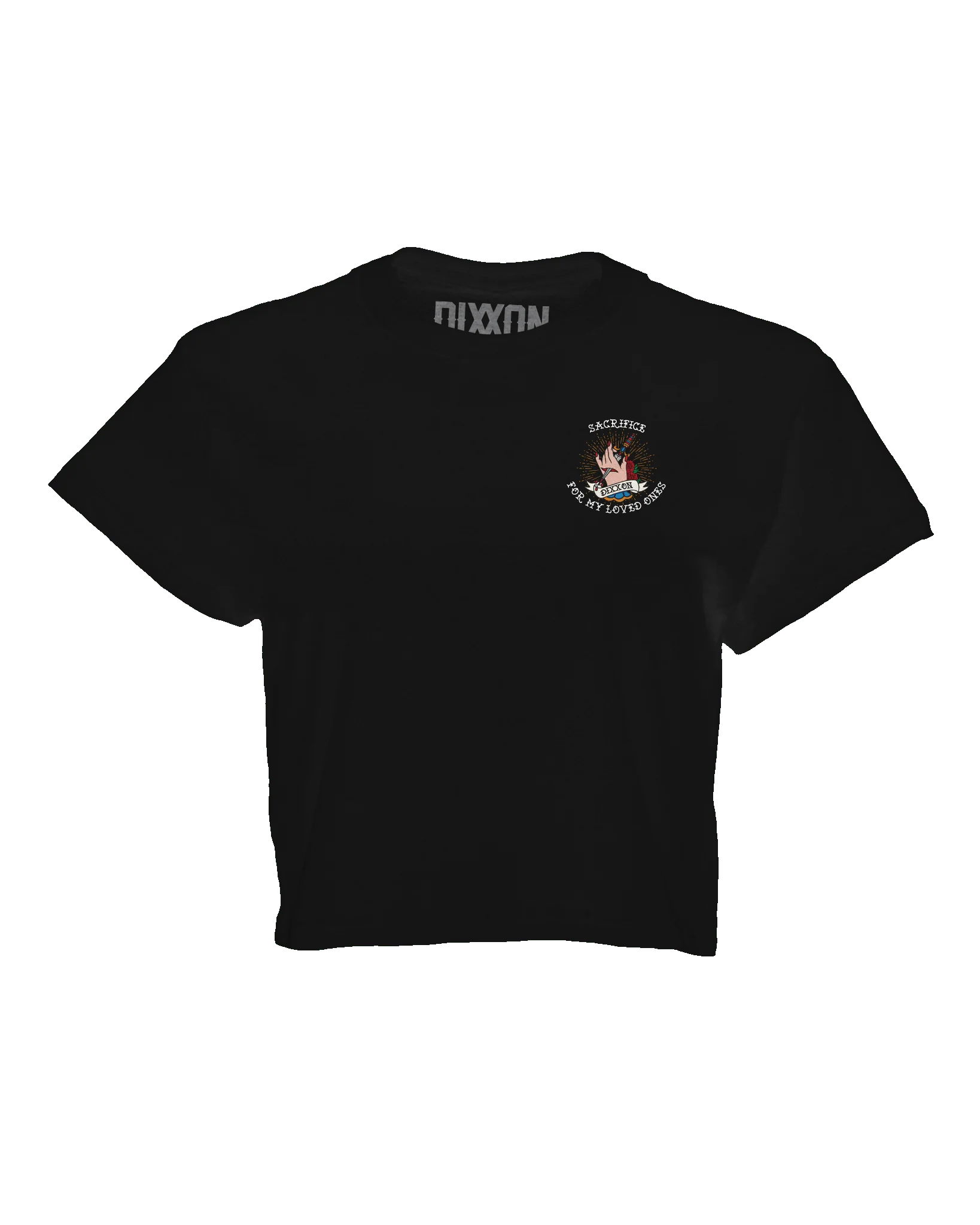 Women's Sacrifice Crop Top - Black - Image 3