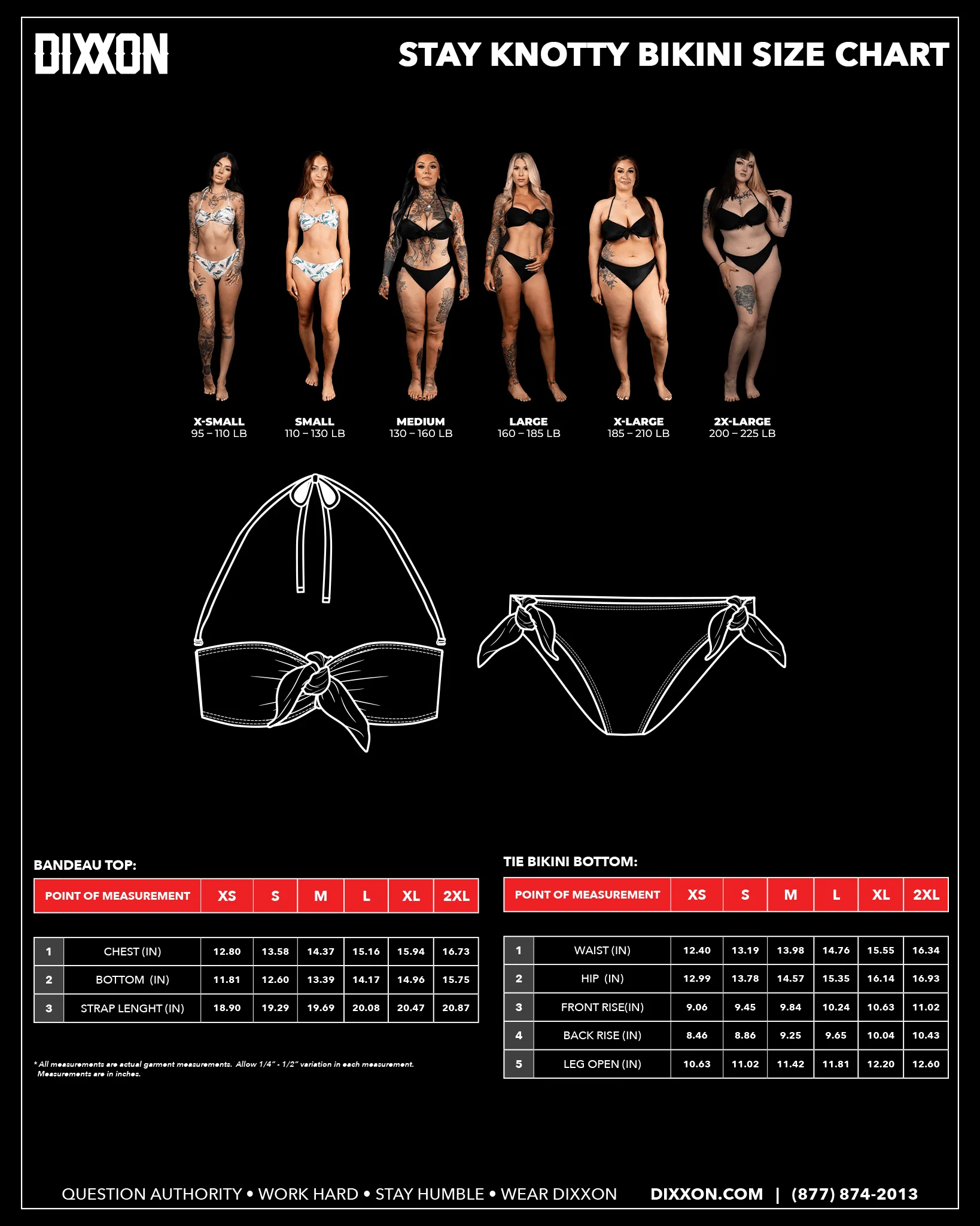 Women's Stay Knotty Bikini Bottoms - Black - Image 4