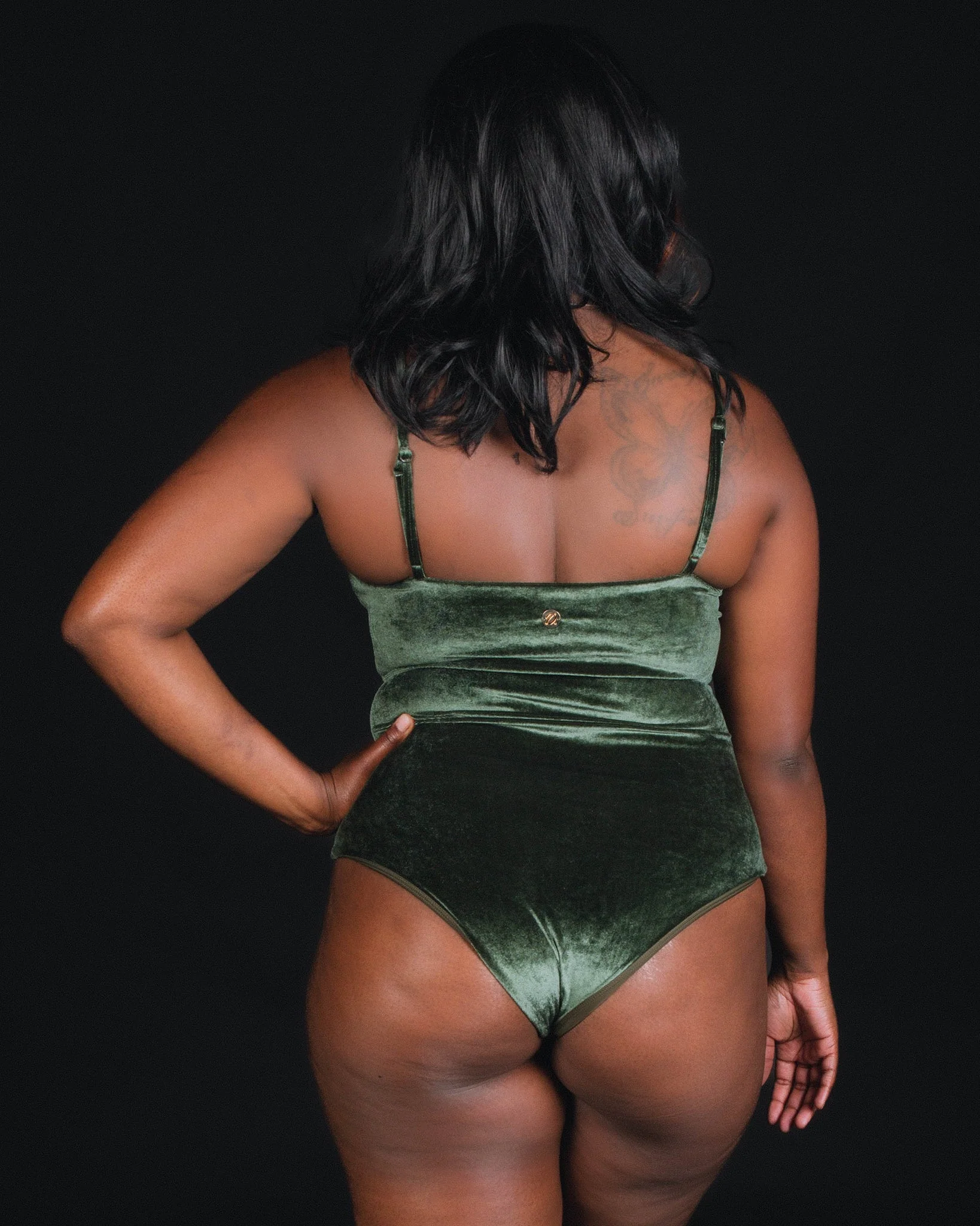 Women's Supreme One Piece Swimsuit - Green Velvet - Image 5