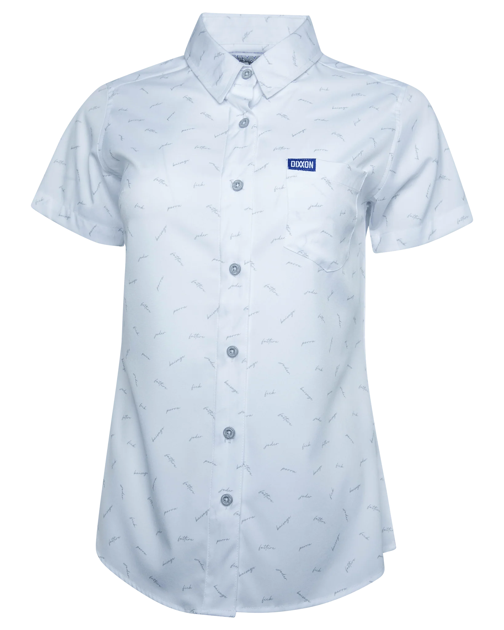 Women's The F Word Party Shirt - White & Gray - Image 2