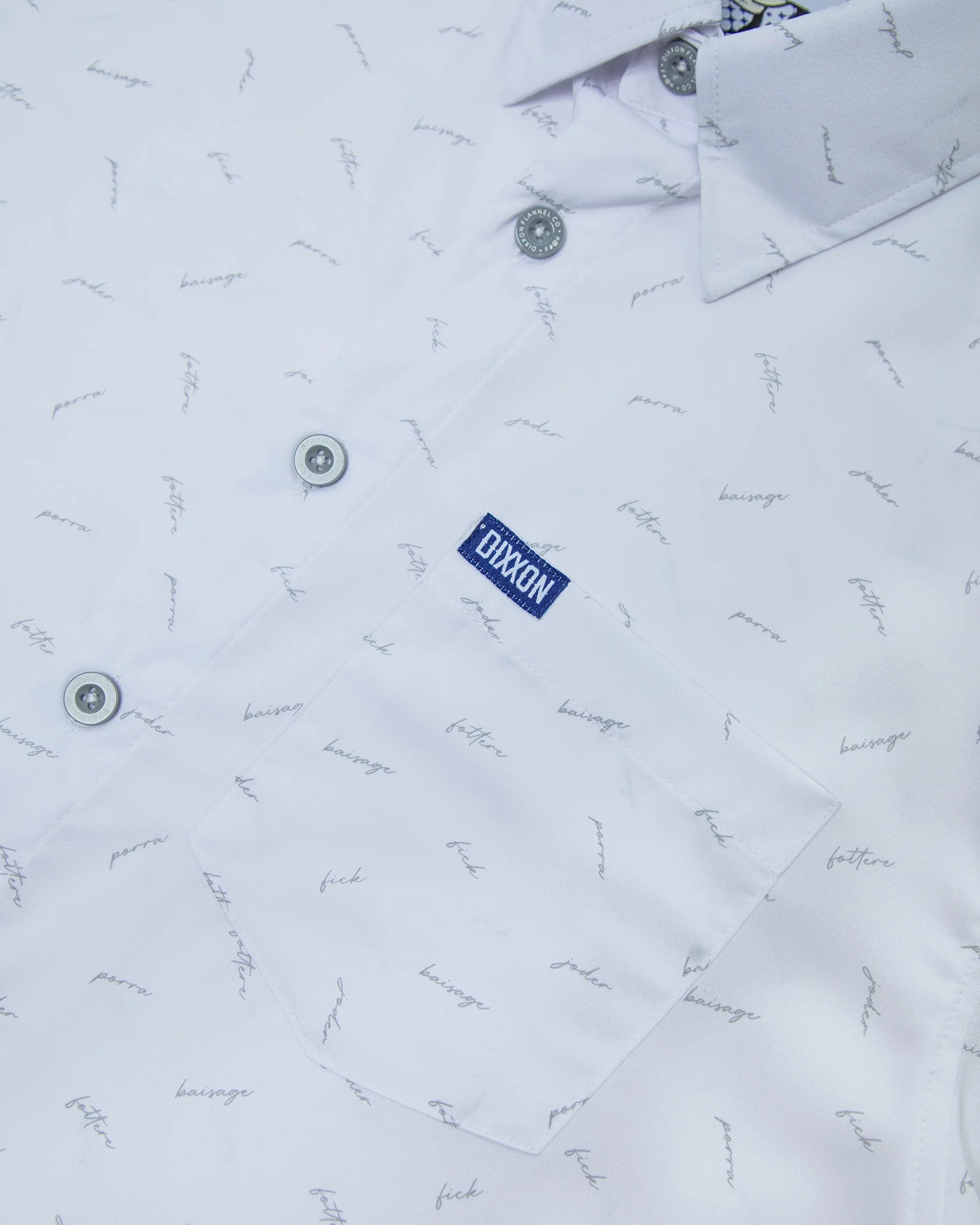 Women's The F Word Party Shirt - White & Gray - Image 6
