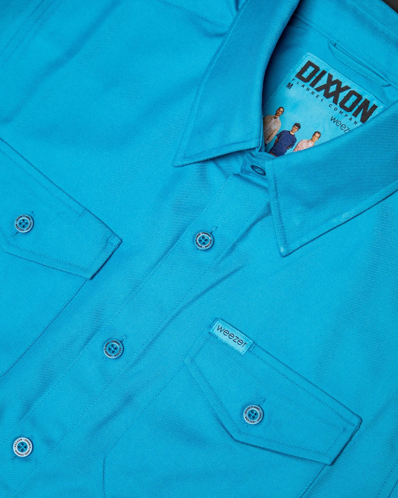 Women's Weezer Blue Album Flannel - Image 4