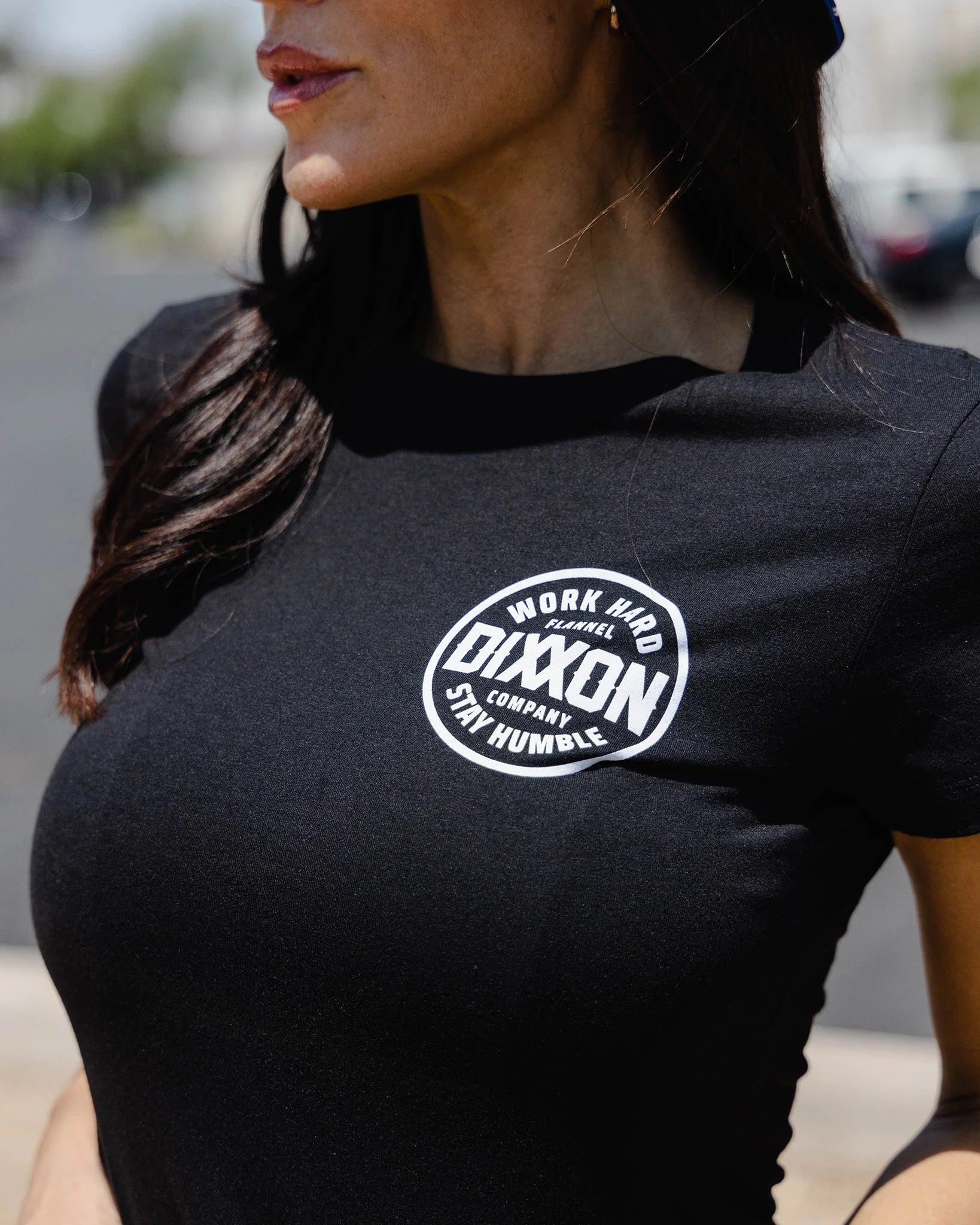 Women's White Nuevo Corpo Fitted Tee - Black - Image 2