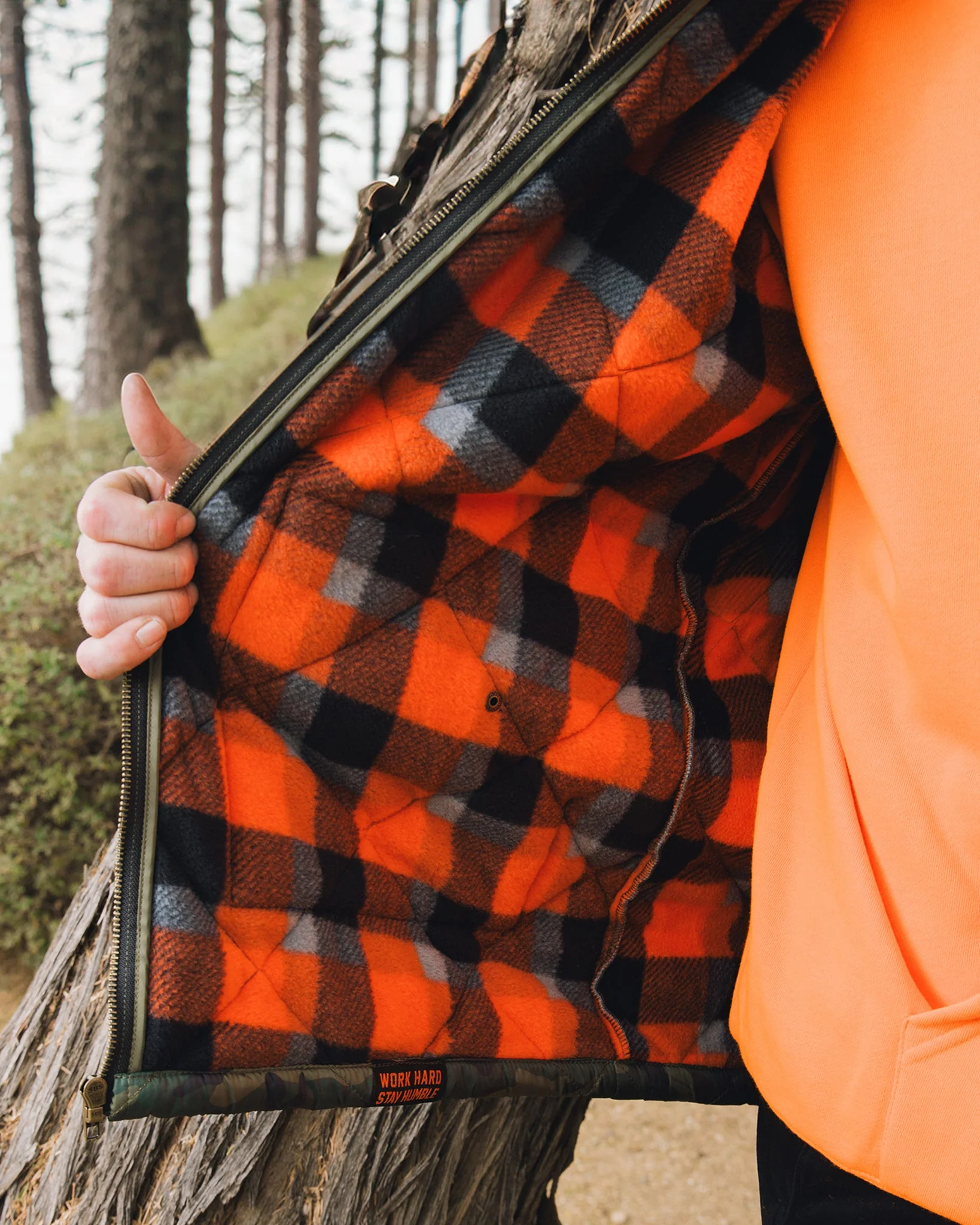 Woodland Diamond Stitch Quilted Jacket - Image 5