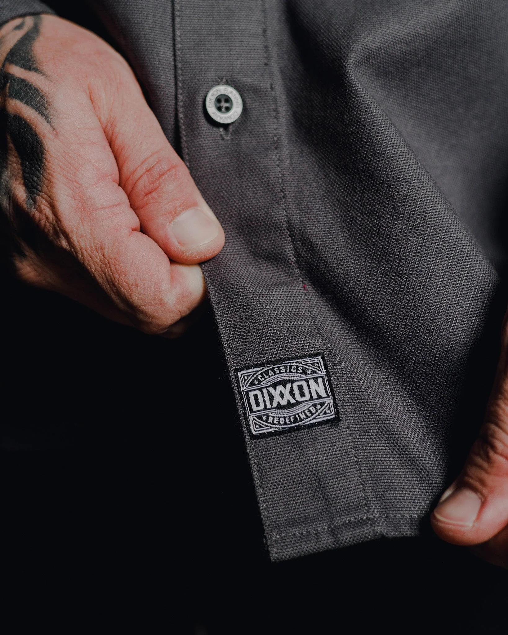 Work Shirt Long Sleeve - Gray - Image 7