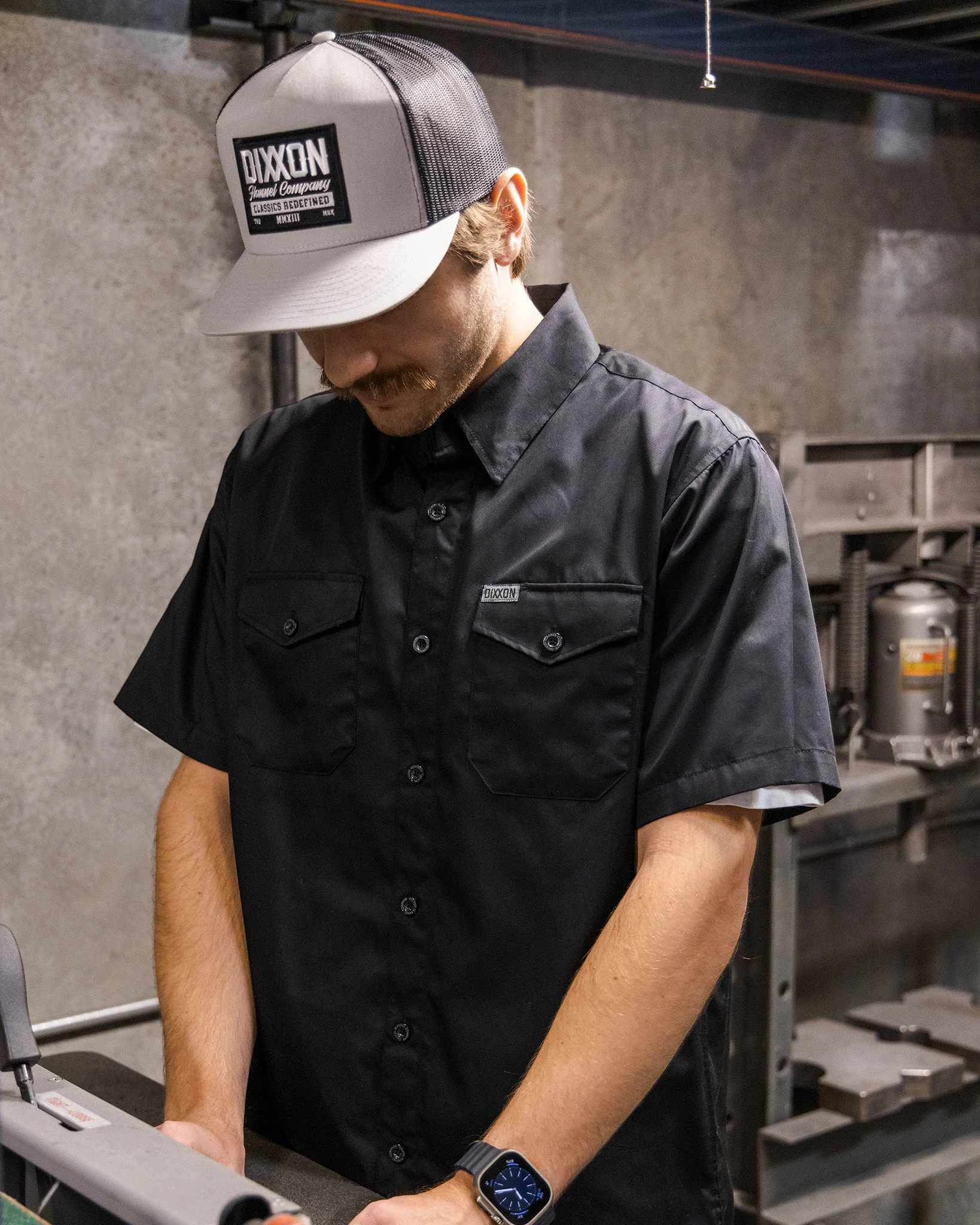 WorkForce Short Sleeve Work Shirt - Black - Image 5