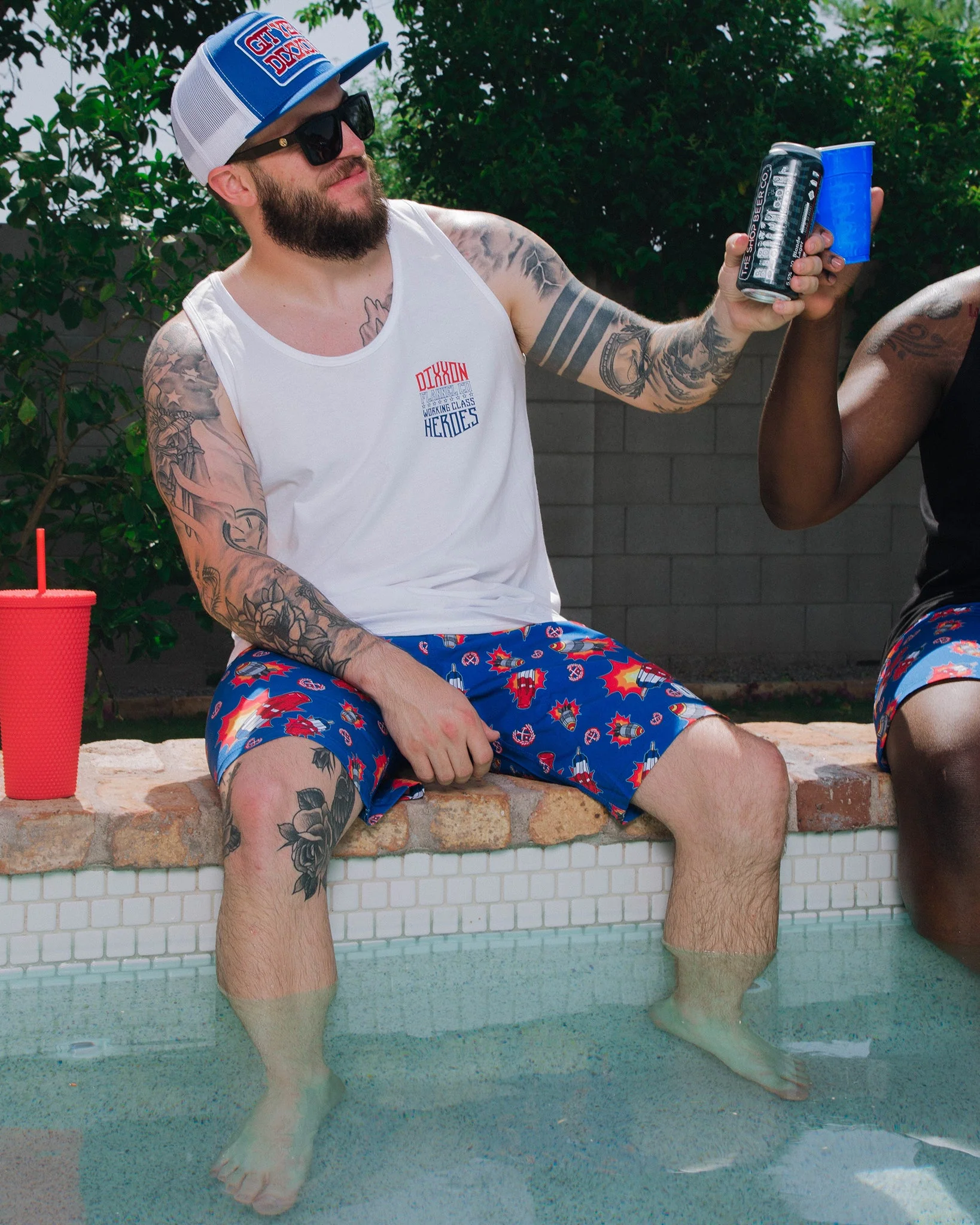 Working Class Heroes Tank - Red, White, & Blue - Image 4