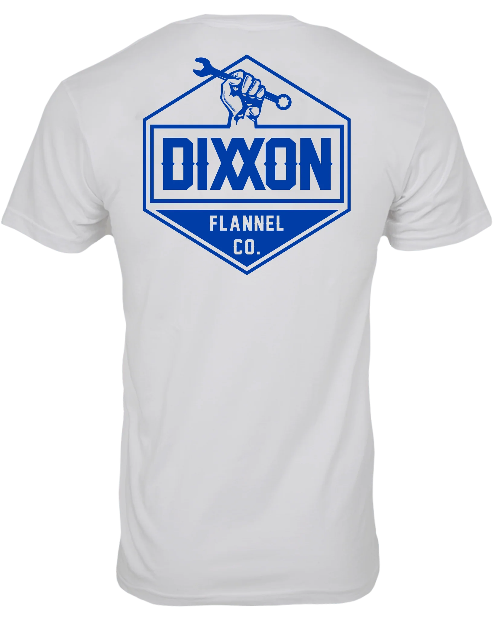 Working Class T-Shirt - White & Navy - Image 2