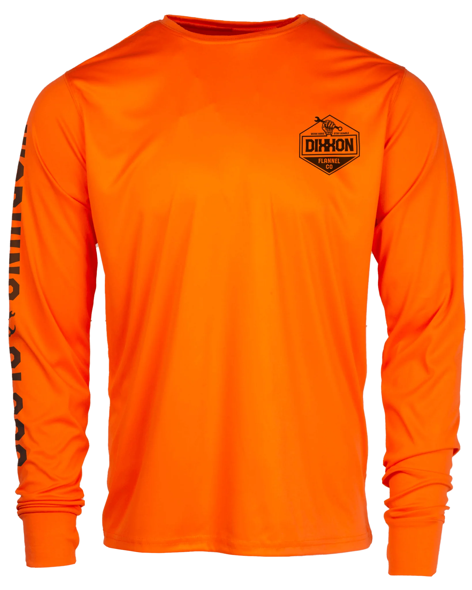 Working Class UV Long Sleeve T-Shirt - Orange - Image 3