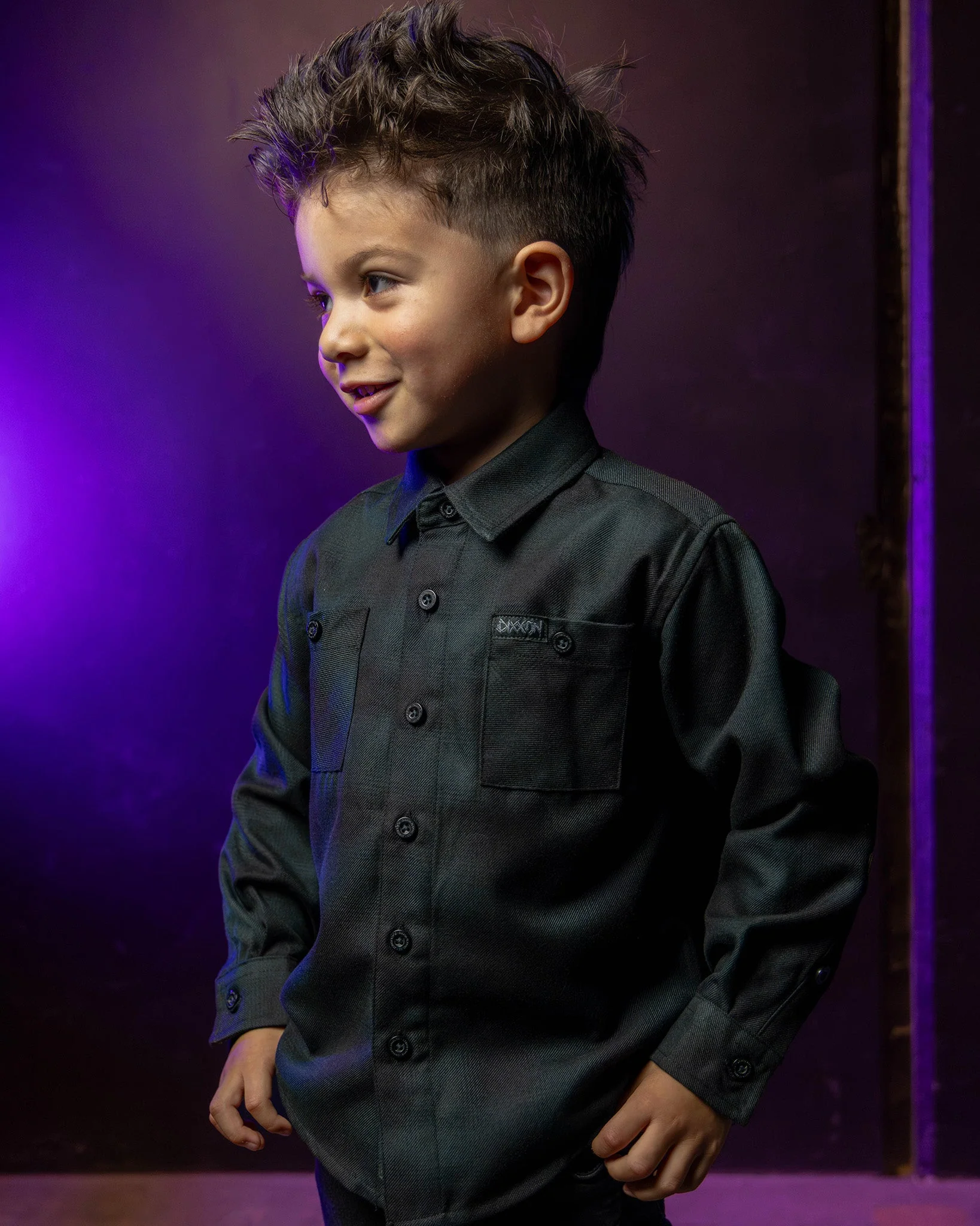 Youth Black Forest Flannel - Image 3