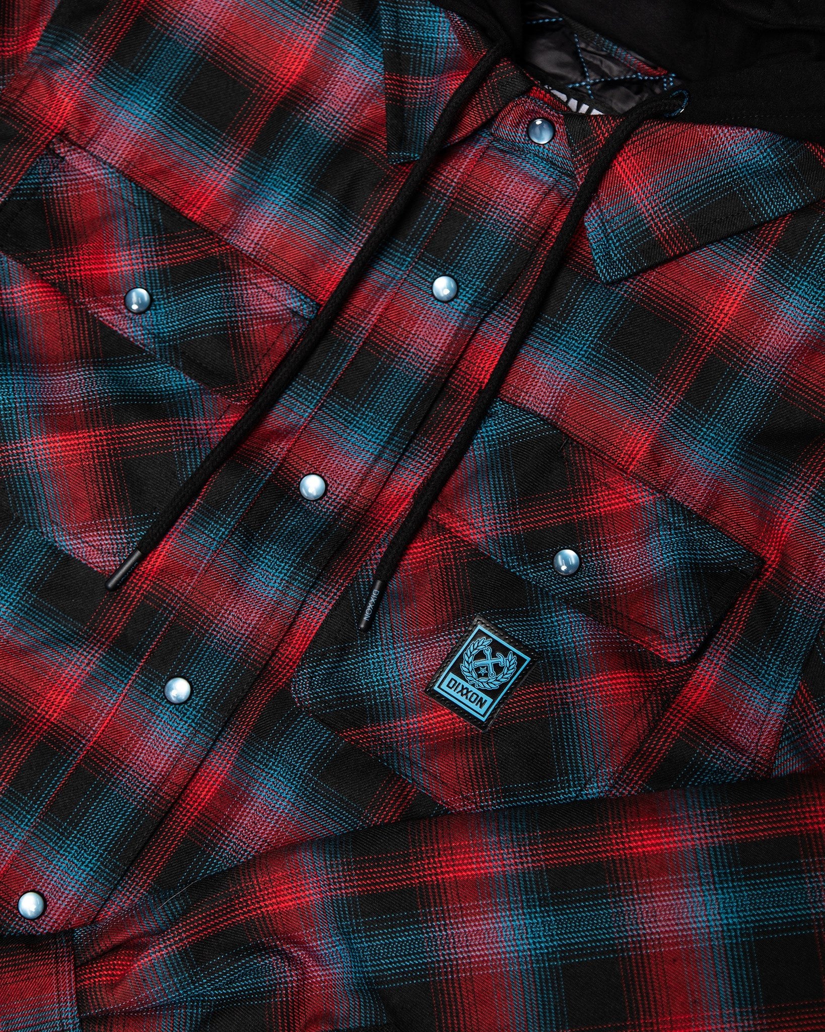 Youth Dimension Hooded Flannel Jacket - Image 2