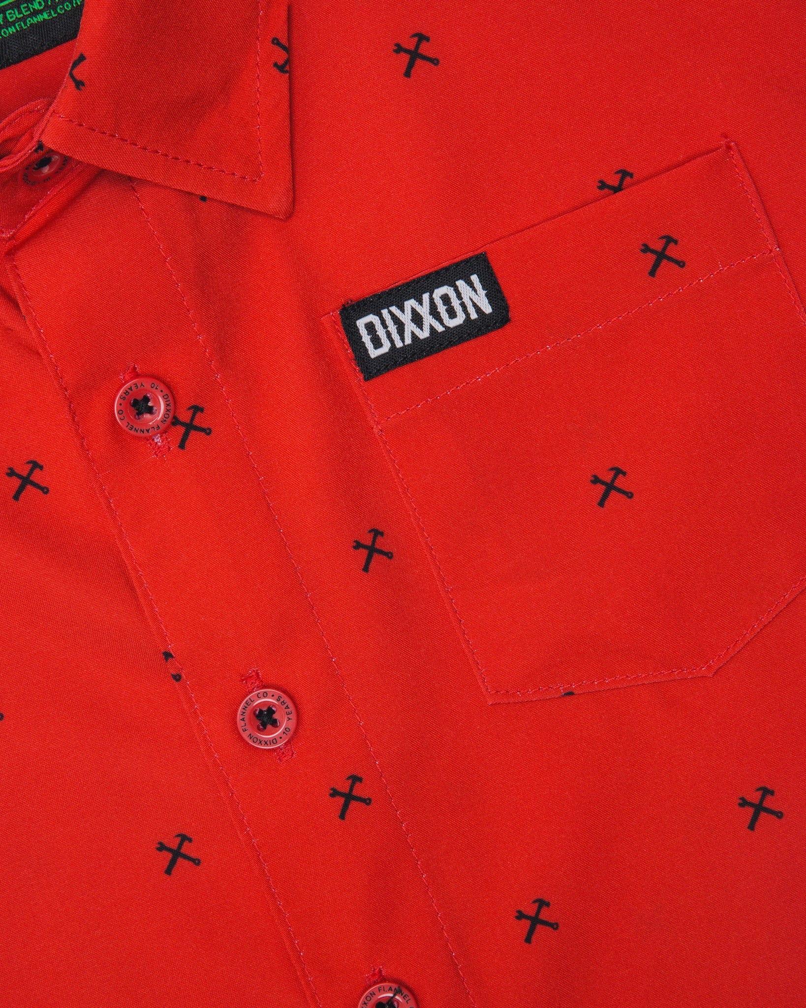 Youth Finney Party Shirt - Red & Black - Image 3