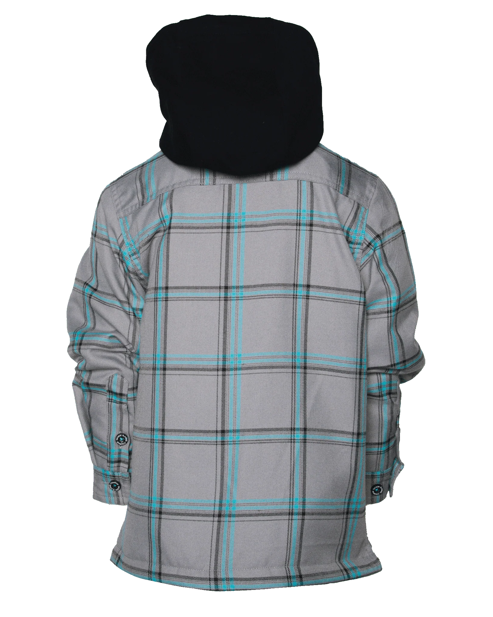 Youth Midtown Hooded Flannel Jacket - Image 3