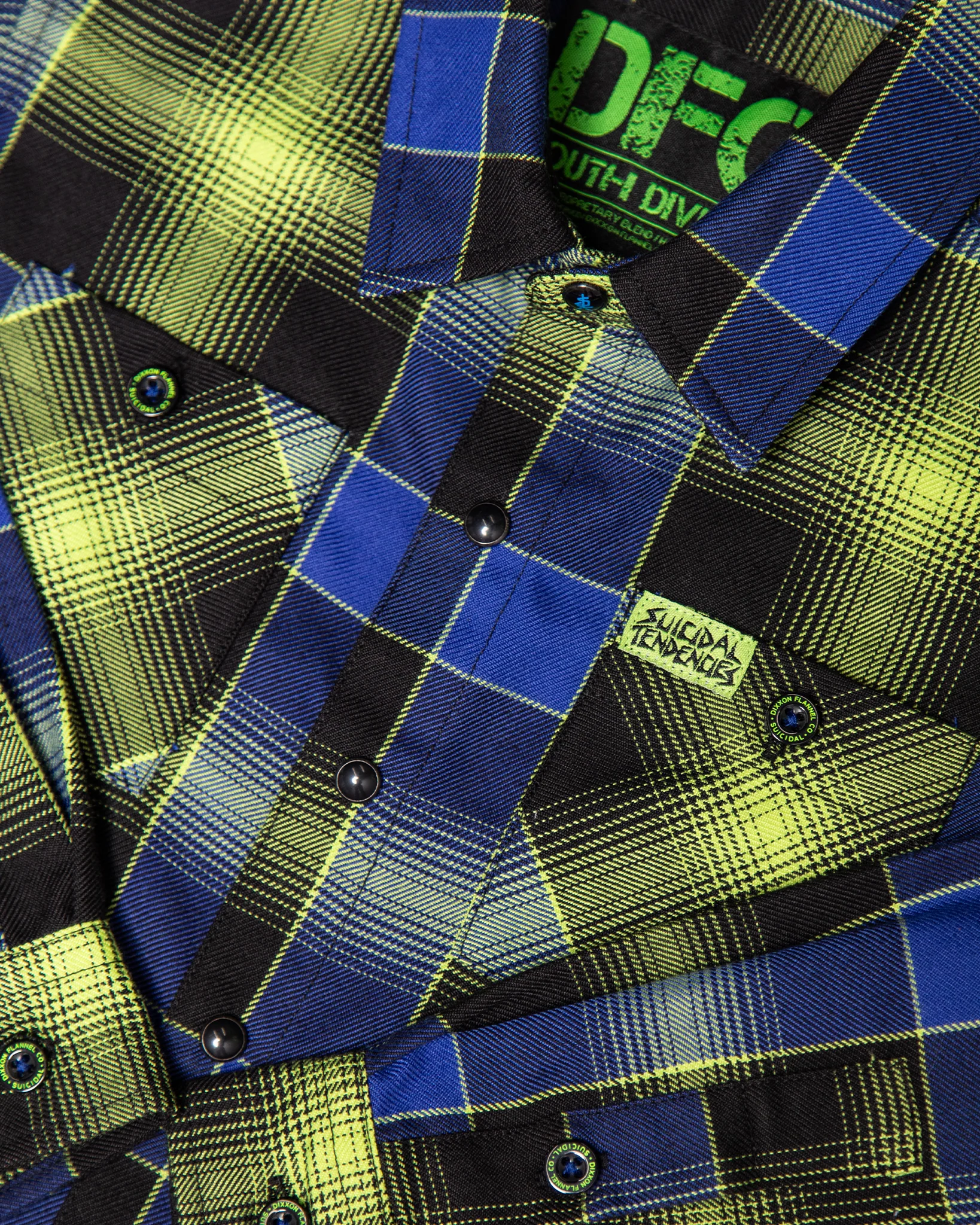Youth Suicidal Tendencies Adrenaline Addict Flannel - Image 3