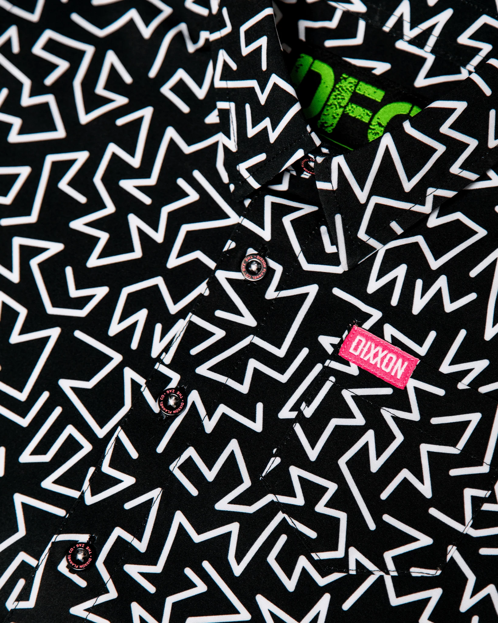 Youth The Zag Party Shirt - Black & White - Image 2